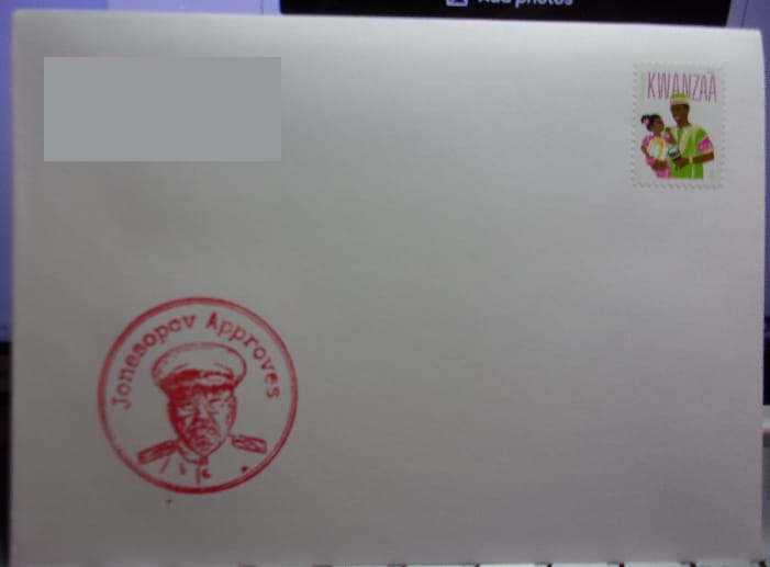Customer photo review of Face Stamp ¦ Self-Inking Stamp ¦ US