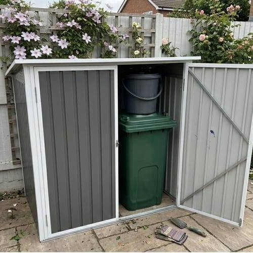 Customer photo review of Mülltonnenbox