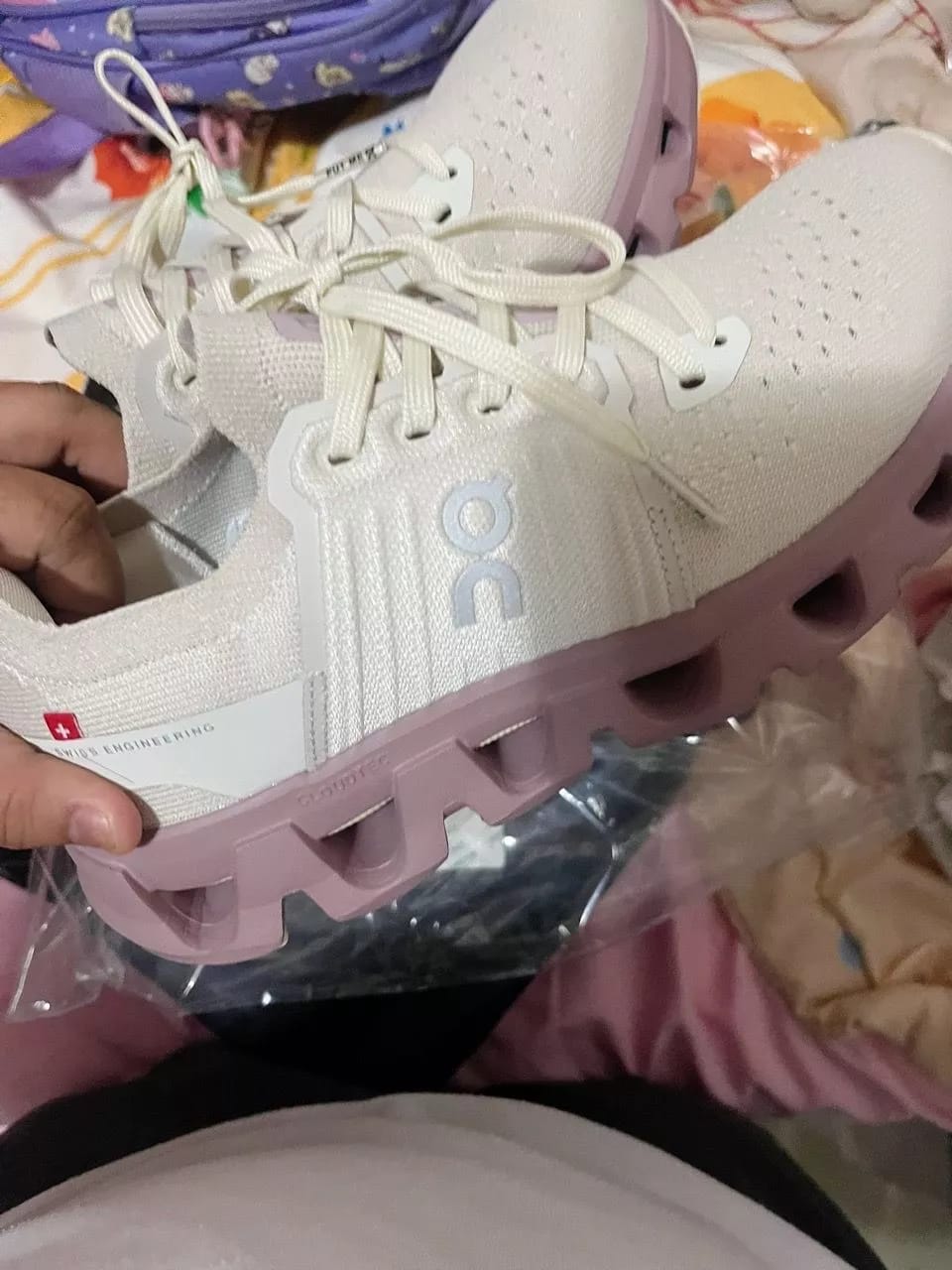 Customer photo review of Cloudswift 4 Pearl Mauve - CSM