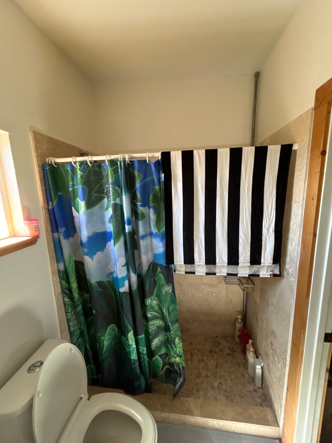 Customer photo review of 80Eighty® Stripe Beach Towel
