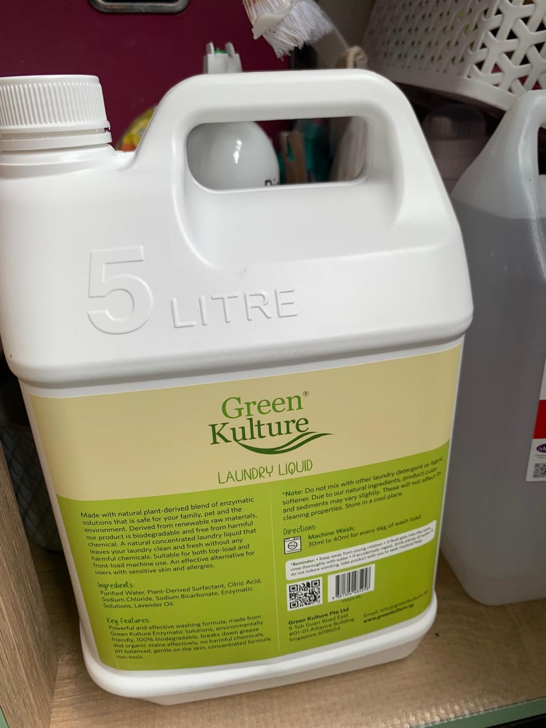 Customer photo review of Laundry Liquid - 5L