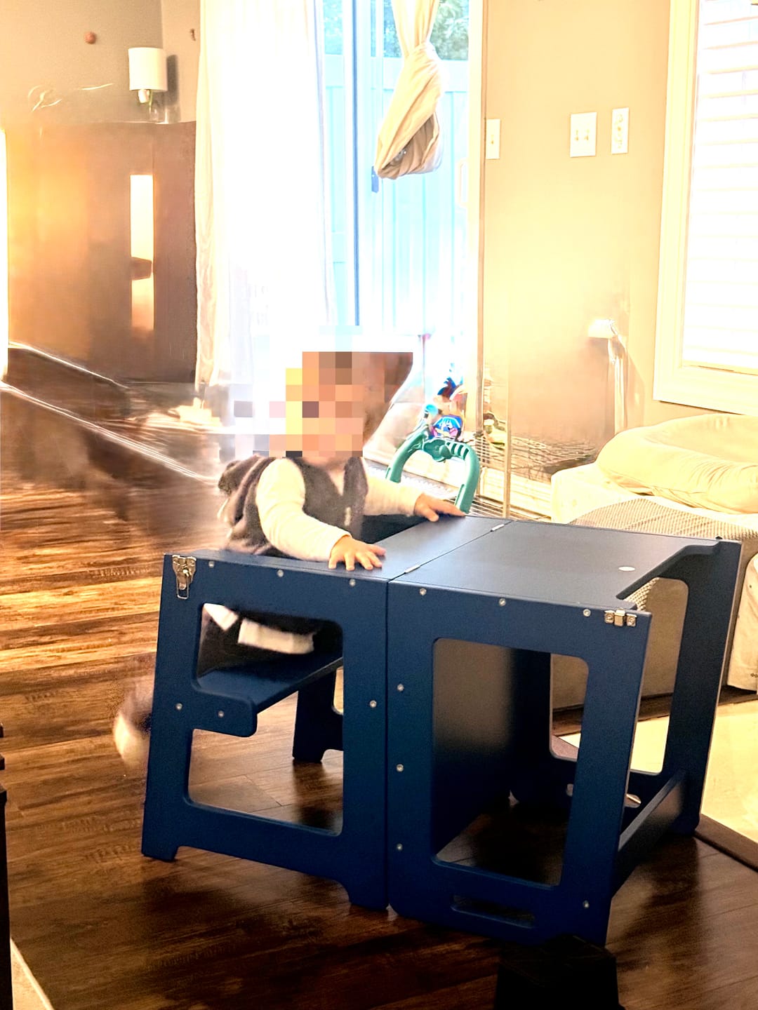 Customer photo review of Date | 4-in-1 Kitchen Tower & Desk