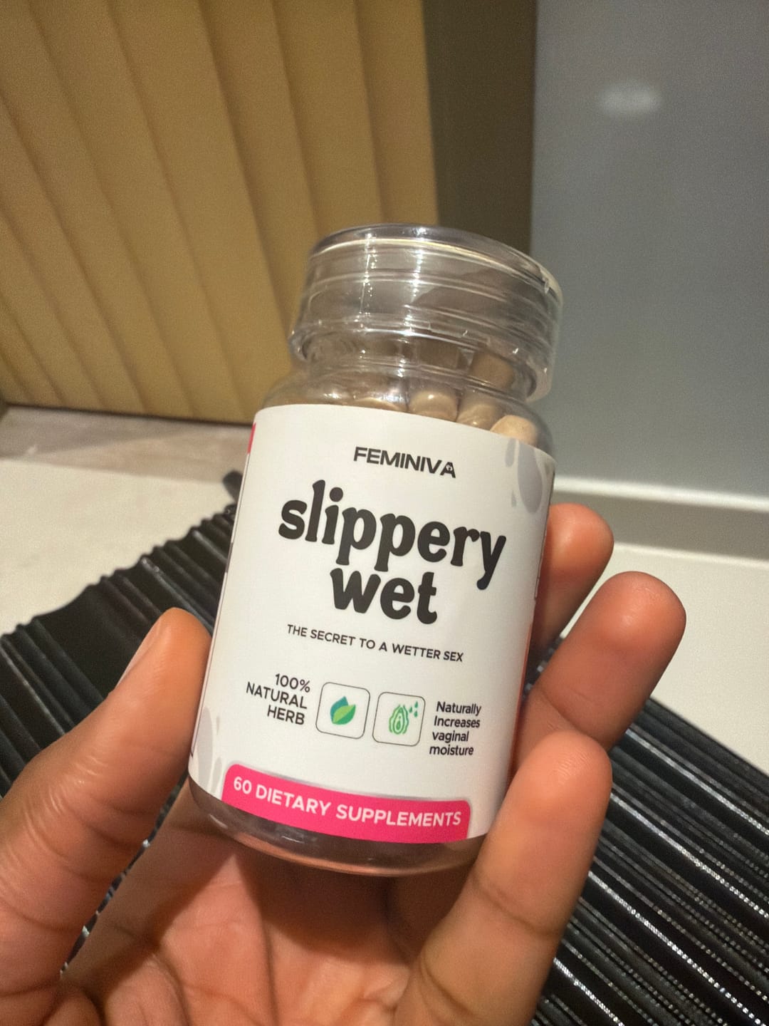 Customer photo review of SLIPPERY WET