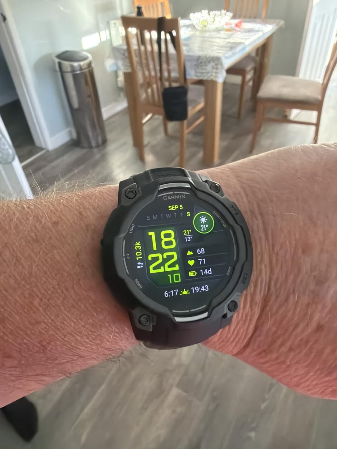 Customer photo review of Garmin Instinct 3 AMOLED