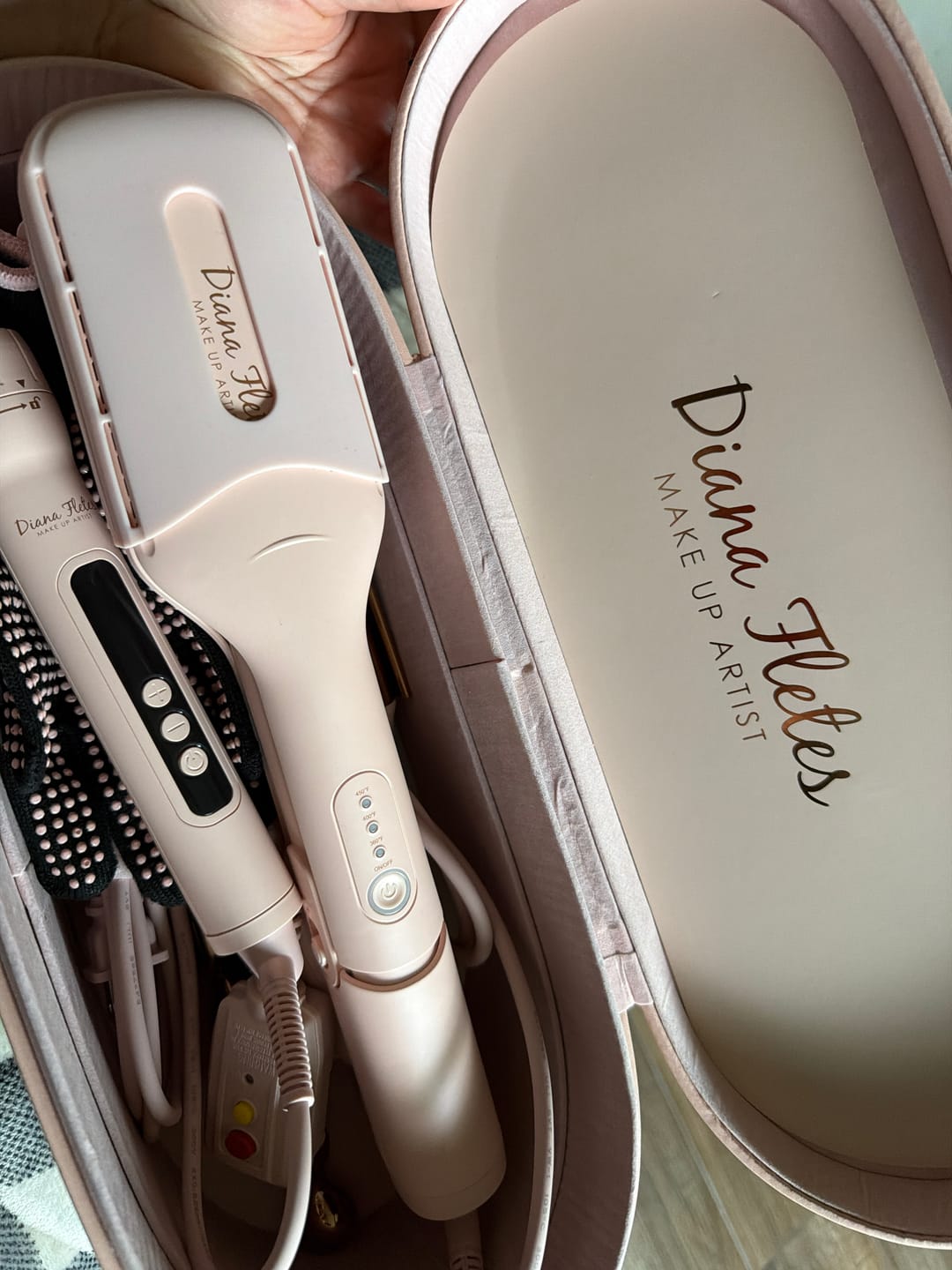Customer photo review of Ferro 6 en 1 + Plancha 2 en 1 Light Pink con Maletín (PREVENTA)