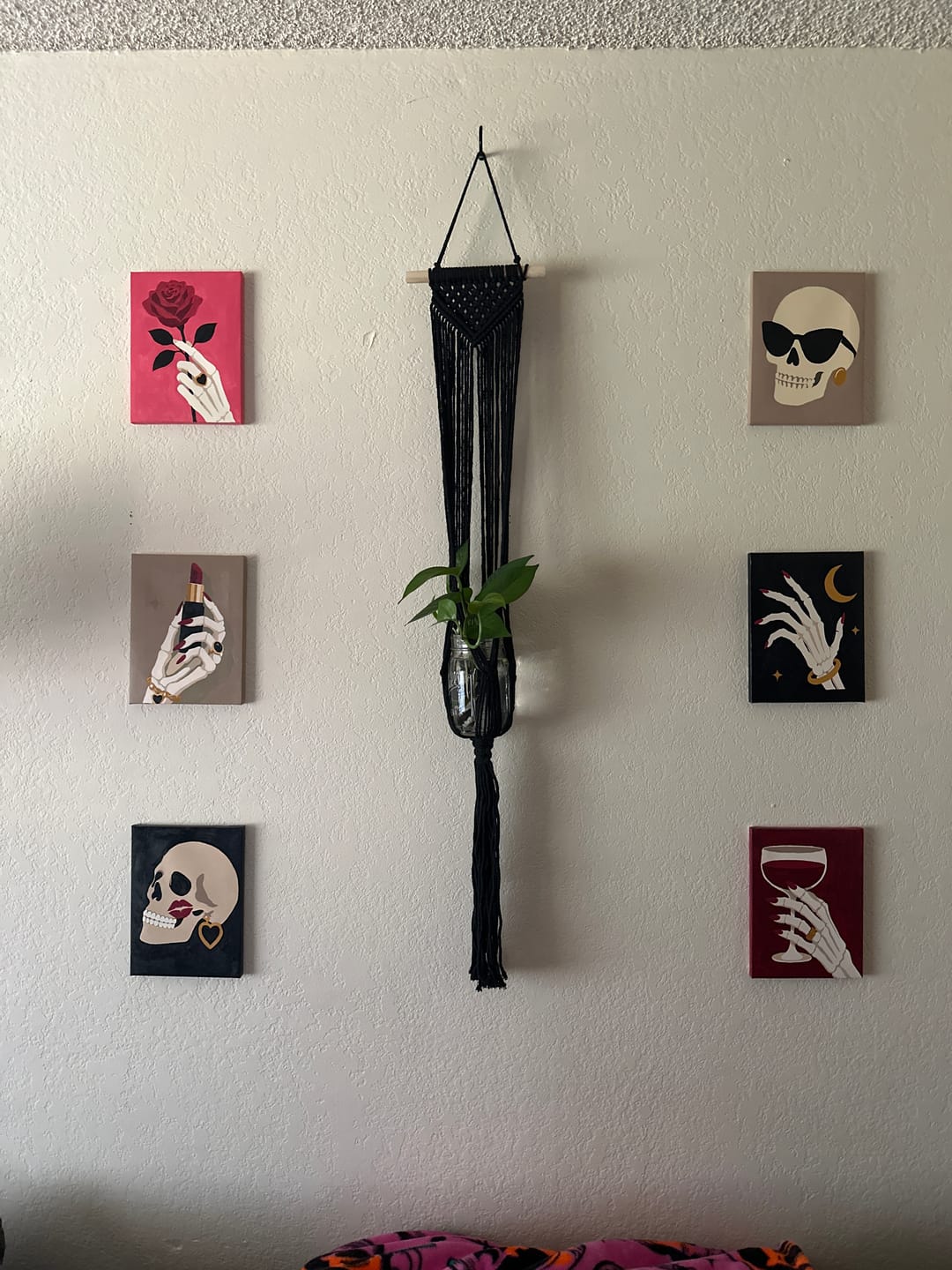 Customer photo review of 6 Mini Paintings - Gothic Glam Set