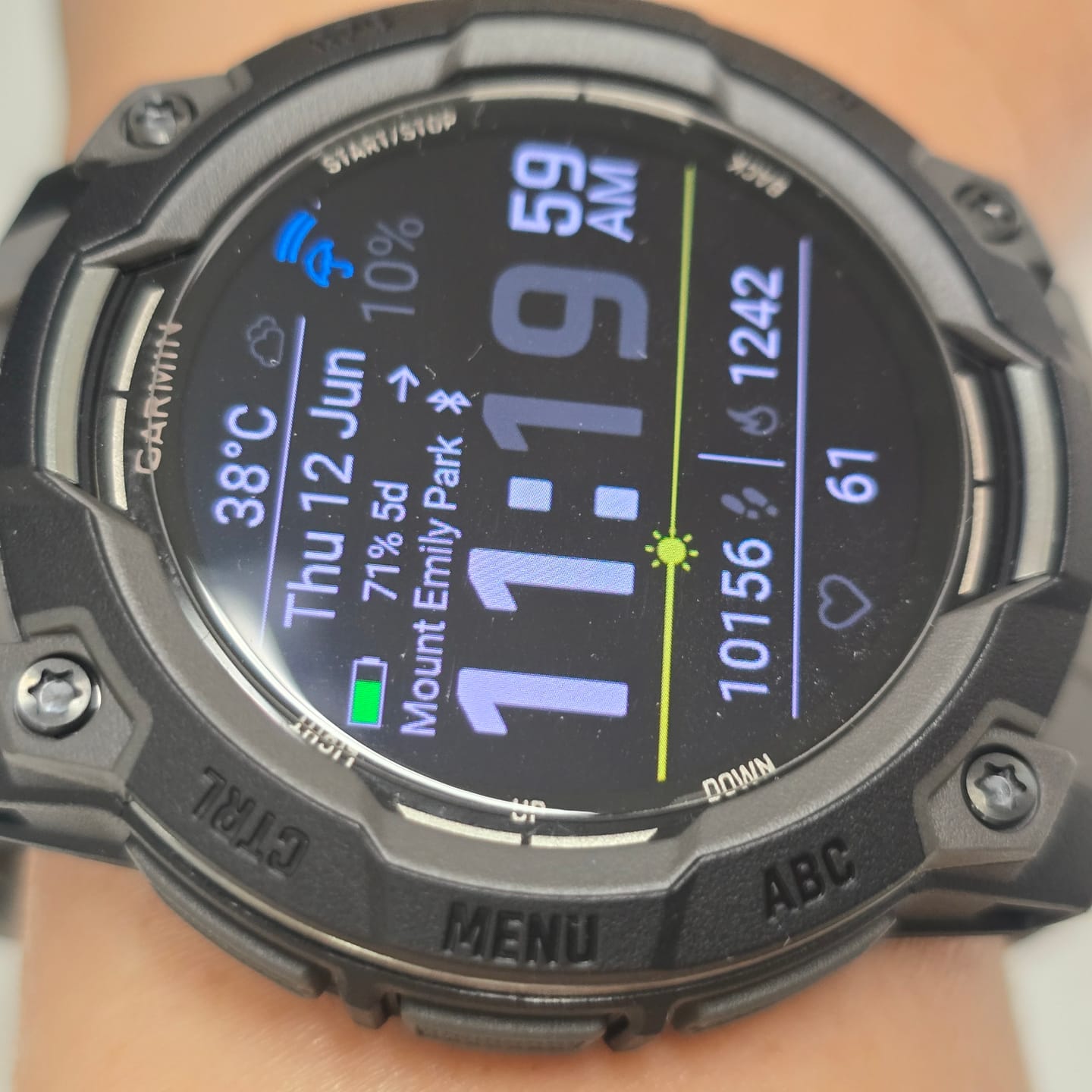Customer photo review of Garmin Instinct 3 AMOLED