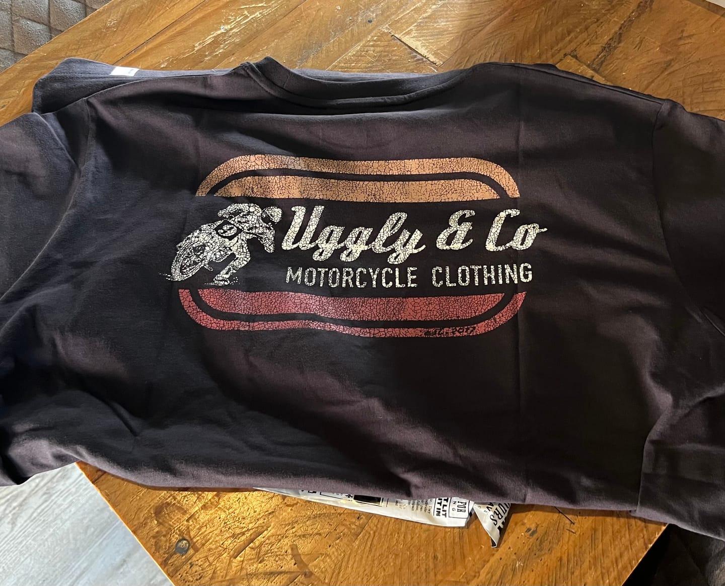 Customer photo review of Black Flattrack Tee