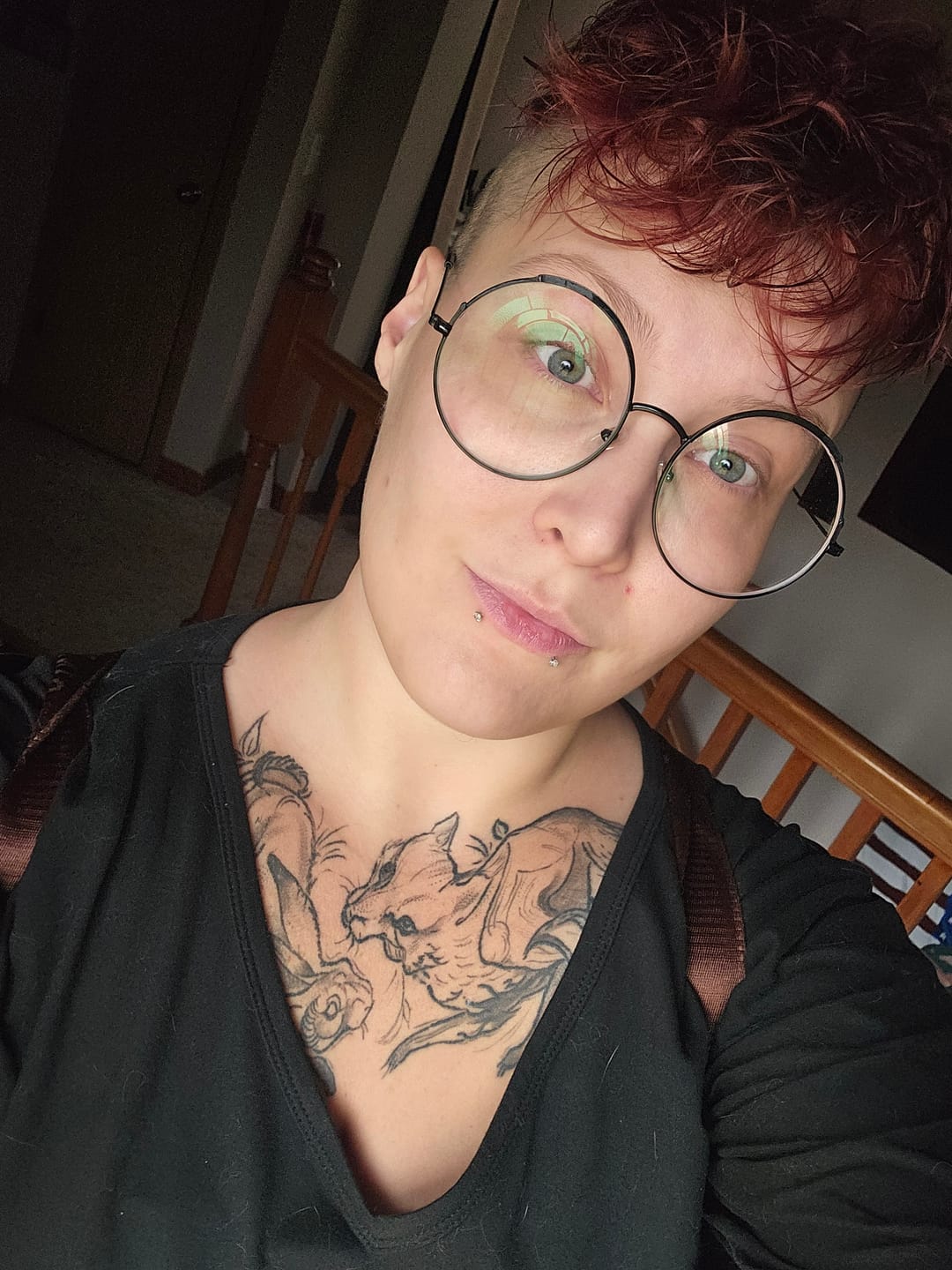 Customer photo review of Lobe Eyeglasses