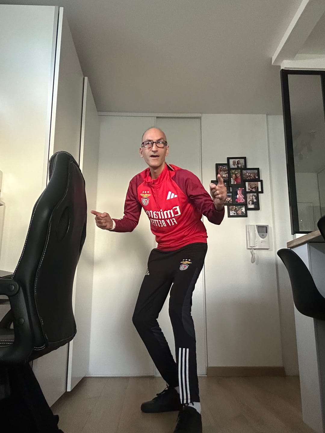 Customer photo review of Survêtement Benfica 23/24 - Rouge