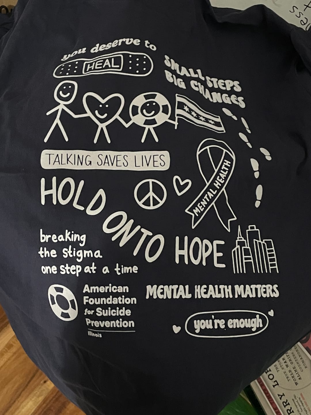 Customer photo review of Hold Onto Hope T-Shirt