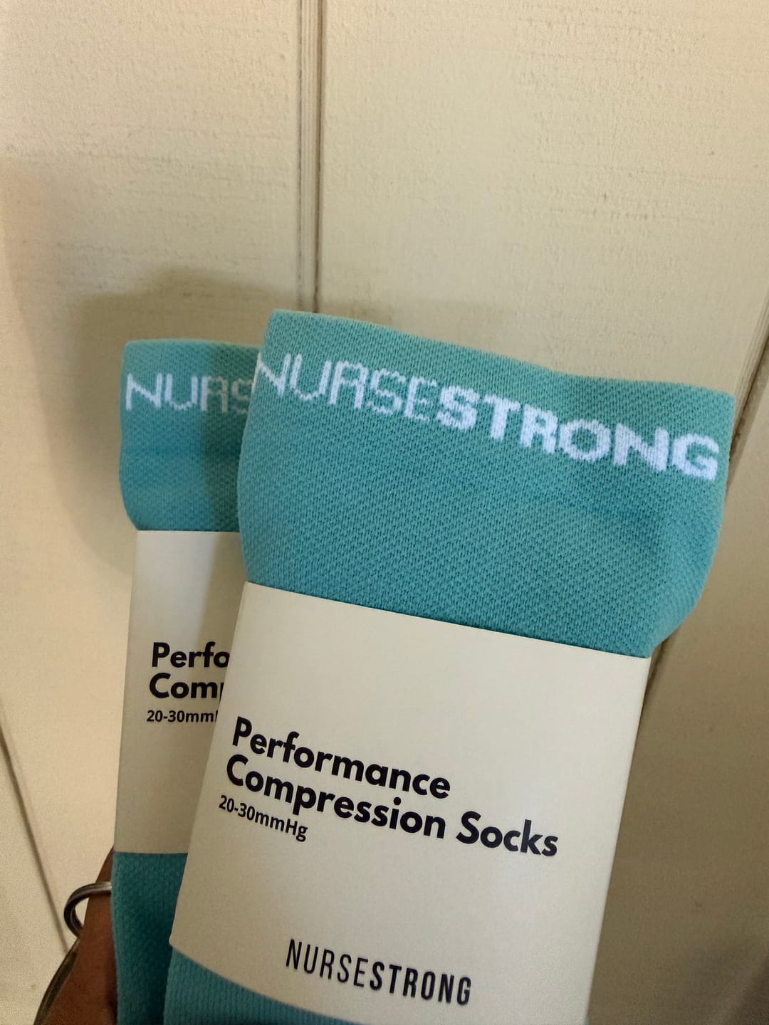 Customer photo review of NurseStrong Performance Compression Socks