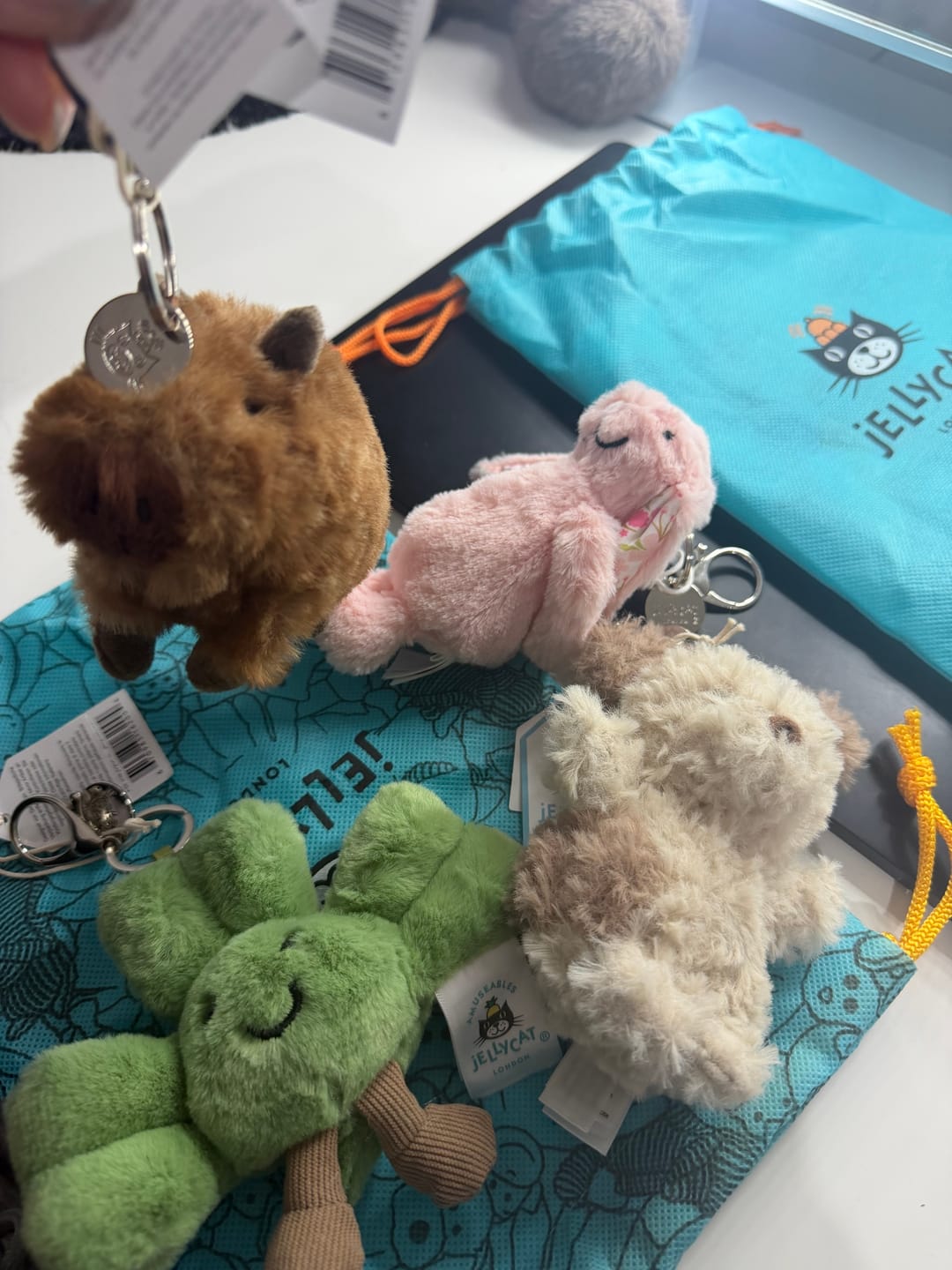 Customer photo review of Clyde Capybara Bag Charm