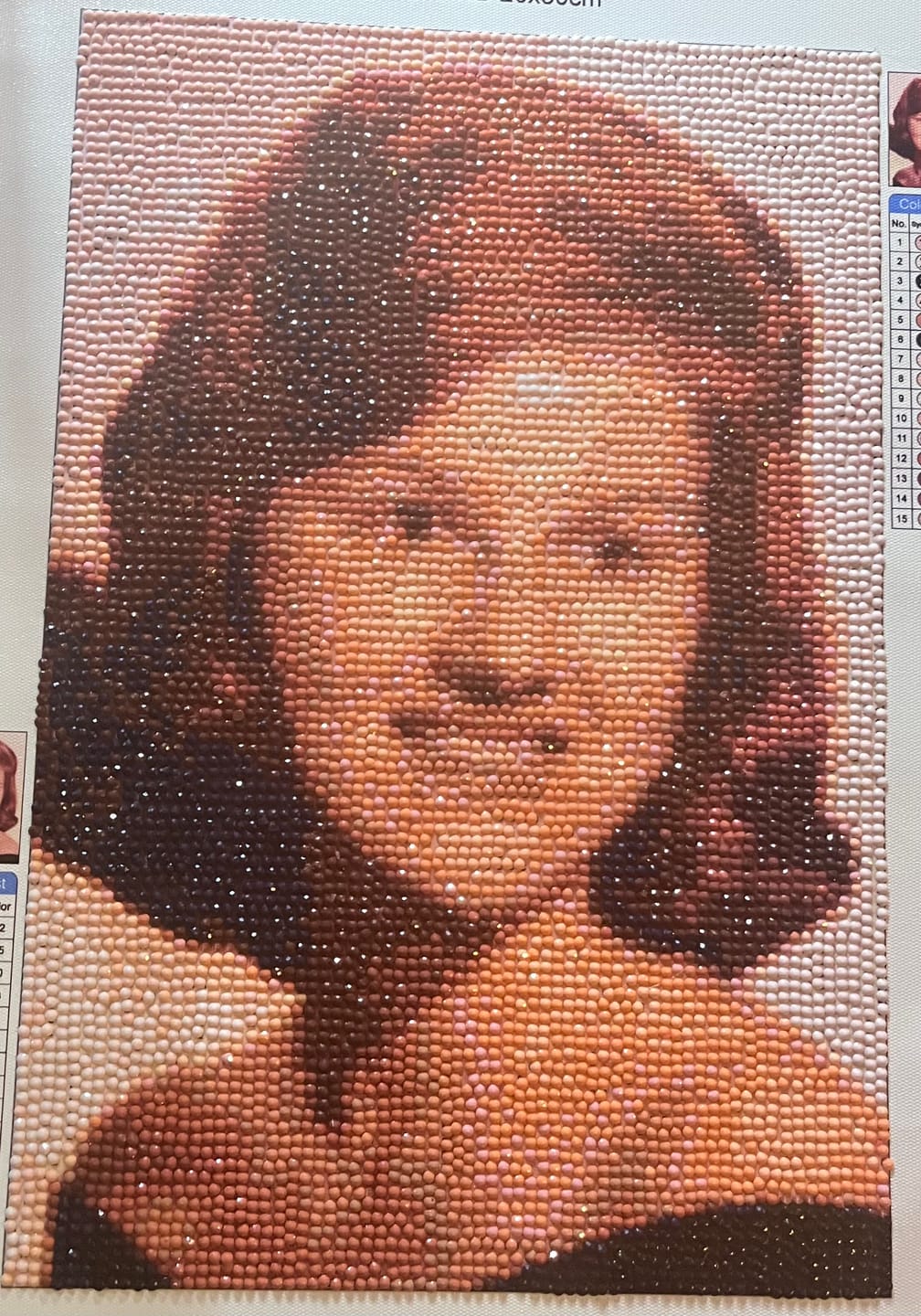 Customer photo review of Custom Diamond Painting Kit
