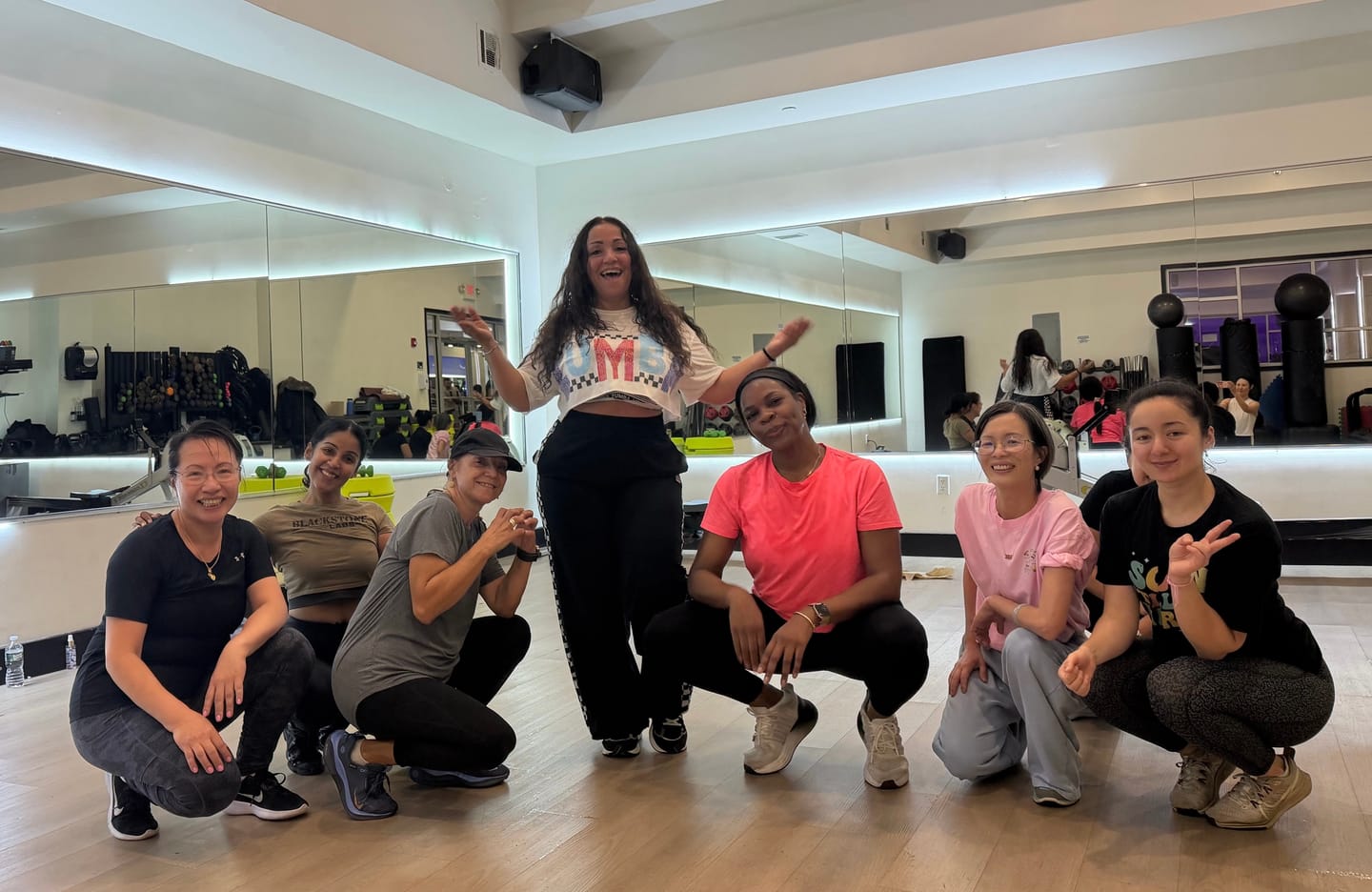 Customer photo review of Electric Feel Wide Track Pants