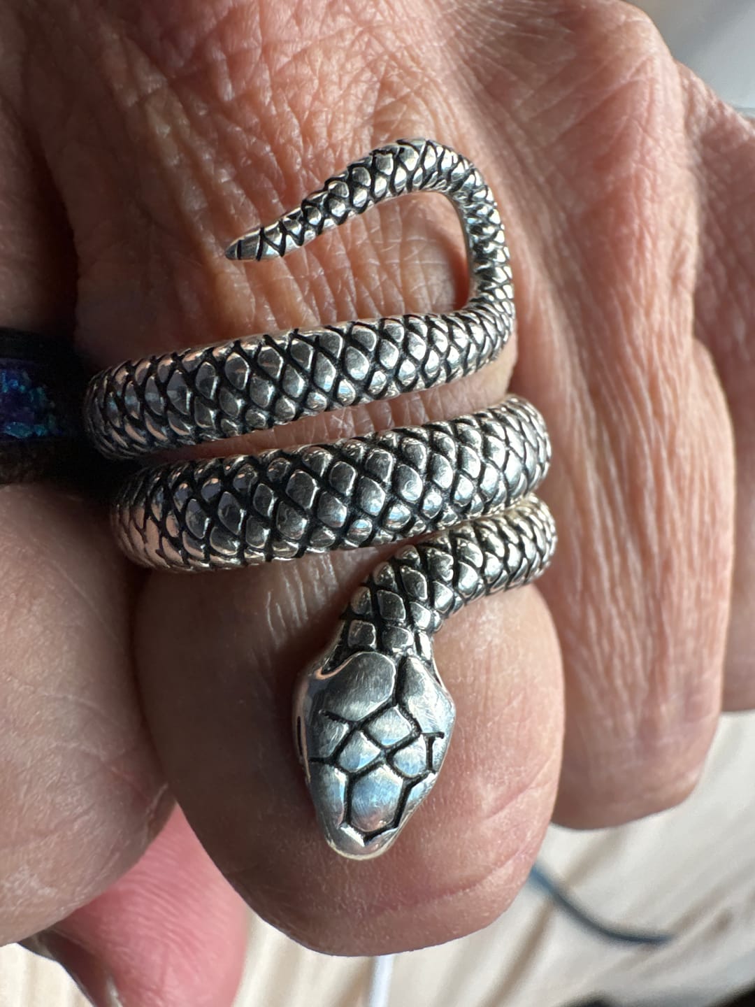 Customer photo review of SERPENT - 925 STERLING SILVER