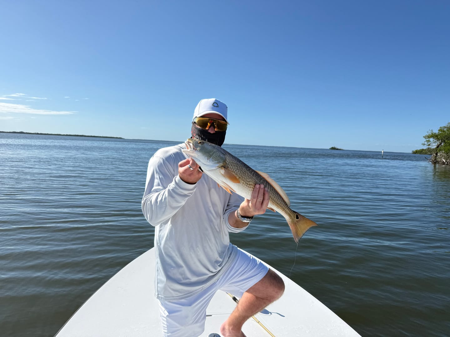 Customer photo review of Tarpon Sport Tec Hooded Long Sleeve – Men's