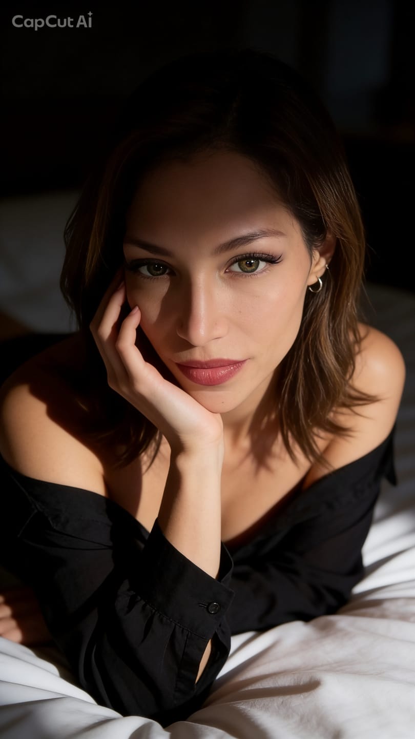Customer photo review of Amazonia Green Prescription Colored Contact Lenses