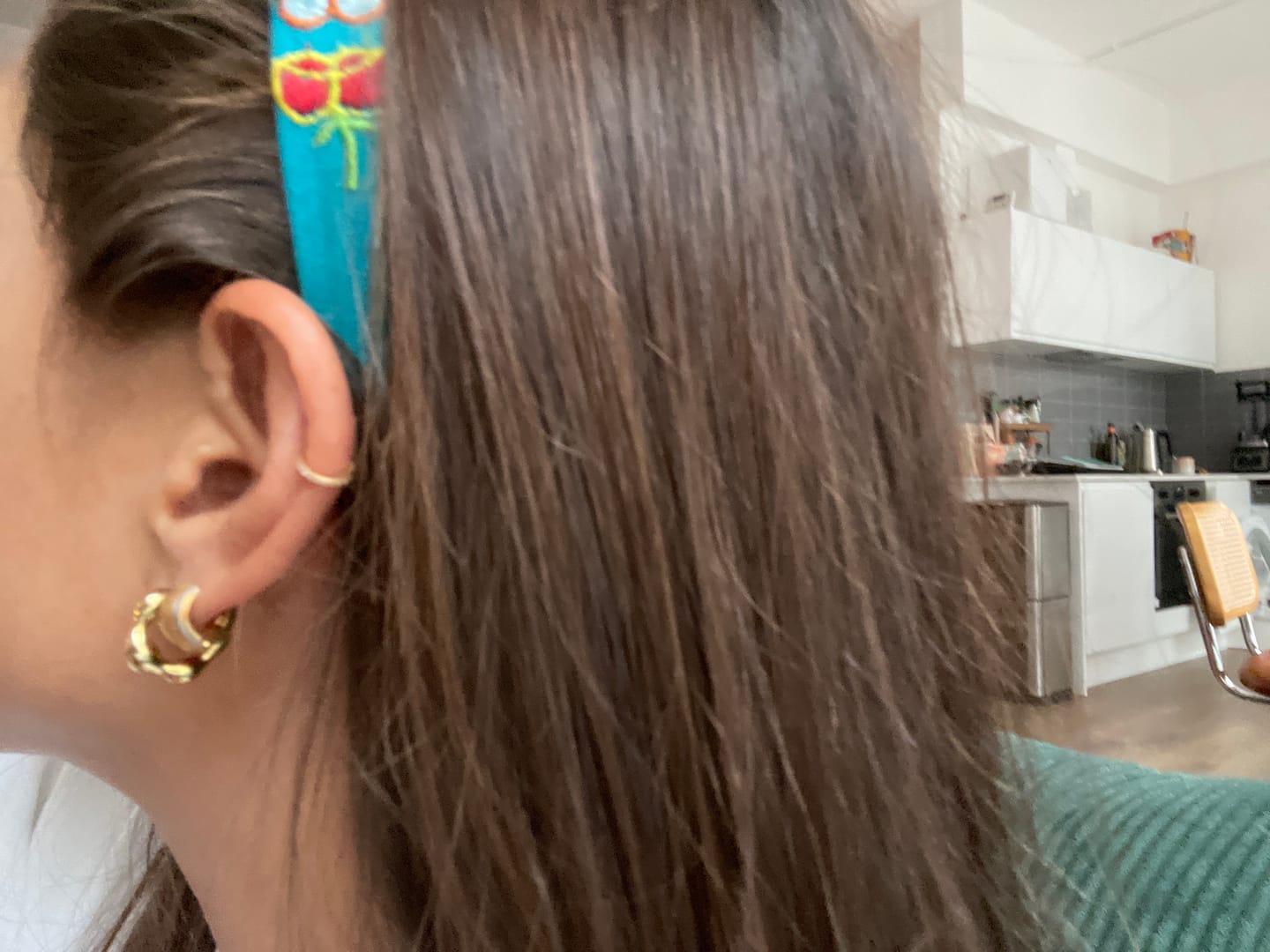 Customer photo review of Eternity Pavé Clicker Gold