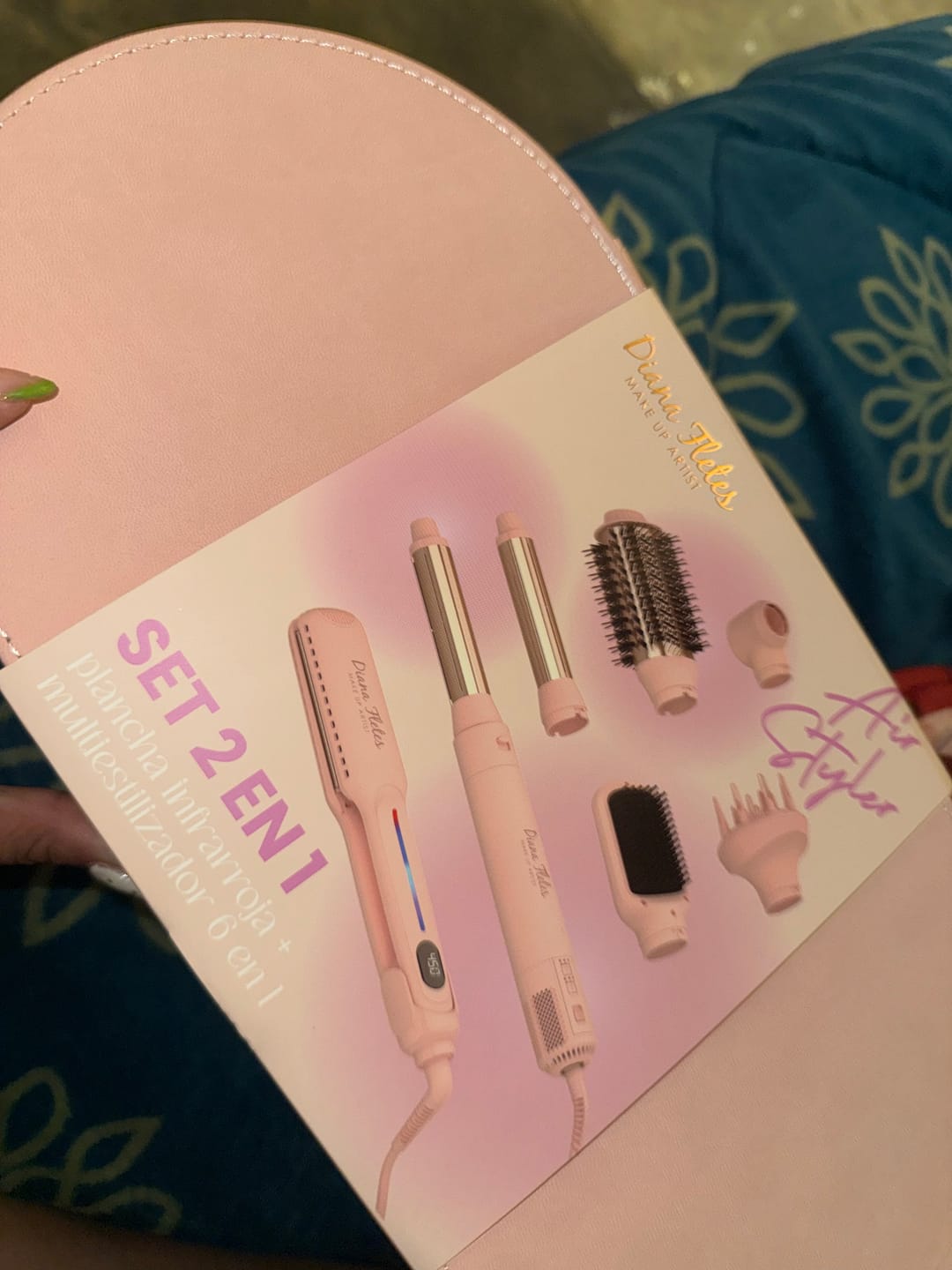 Customer photo review of Multiestilizador 6 en 1 + Plancha Infrarroja con Maletín (PREVENTA)
