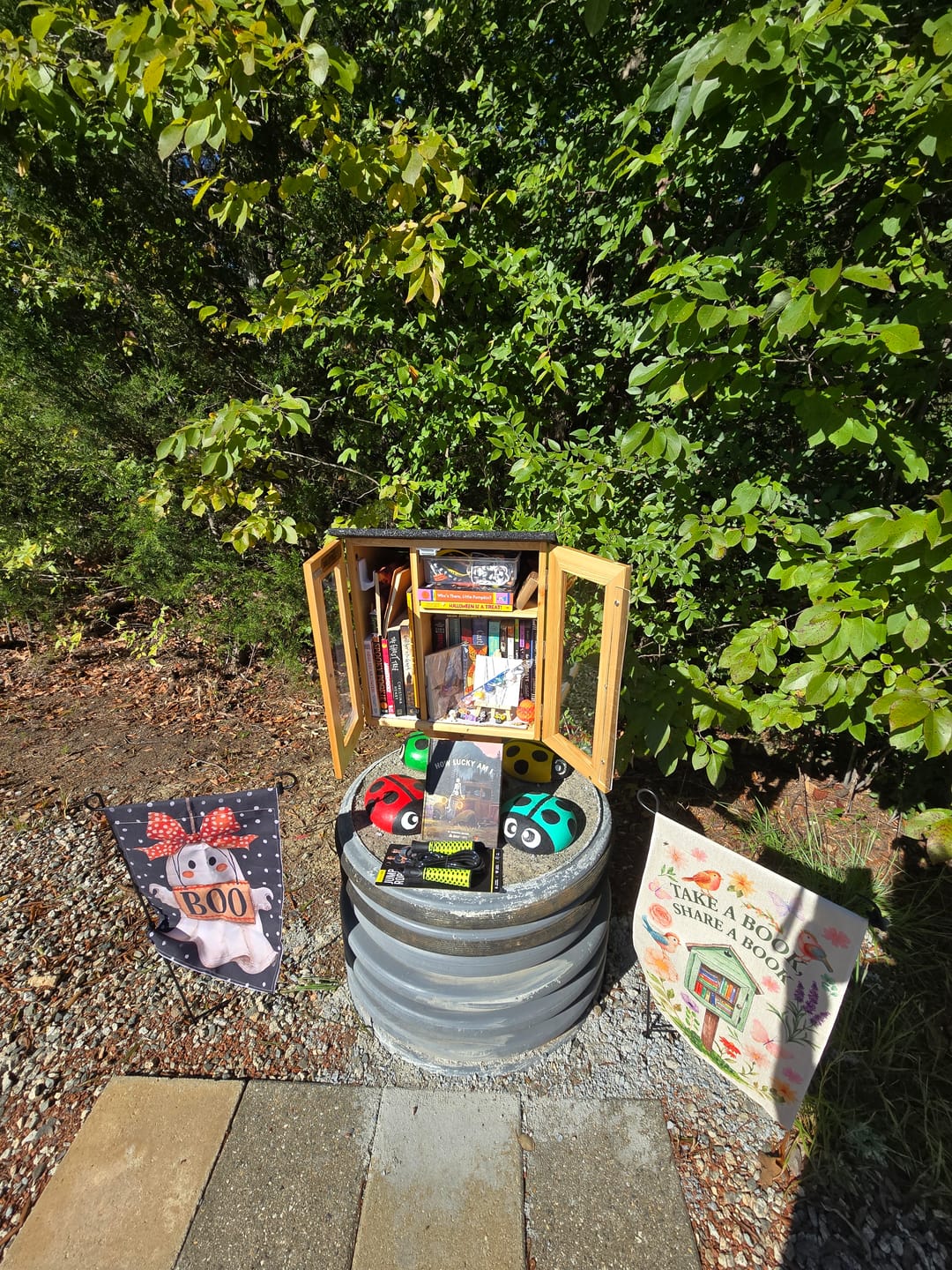 Customer photo review of Little Free Library Official Charter Sign