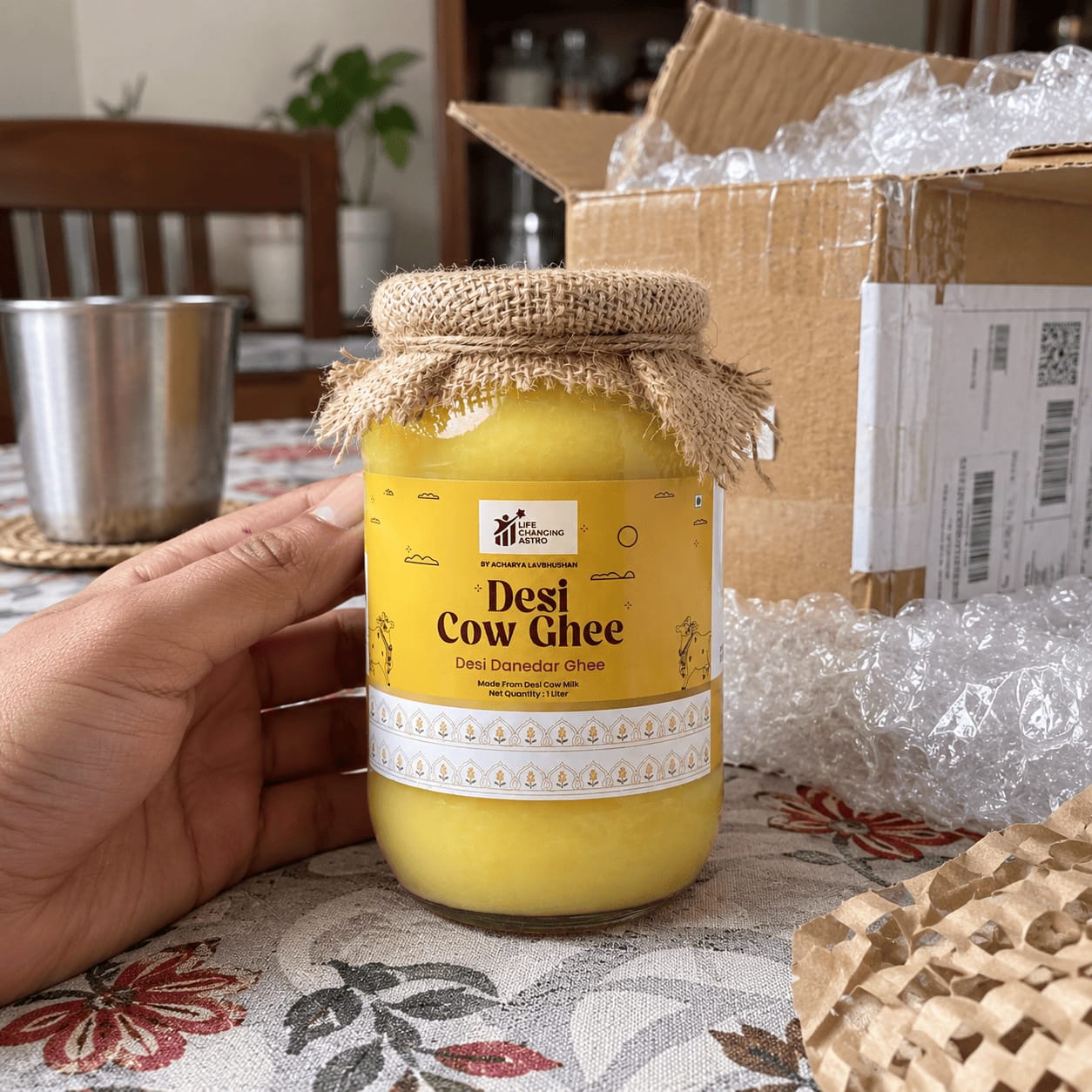 Customer photo review of Desi Cow Ghee