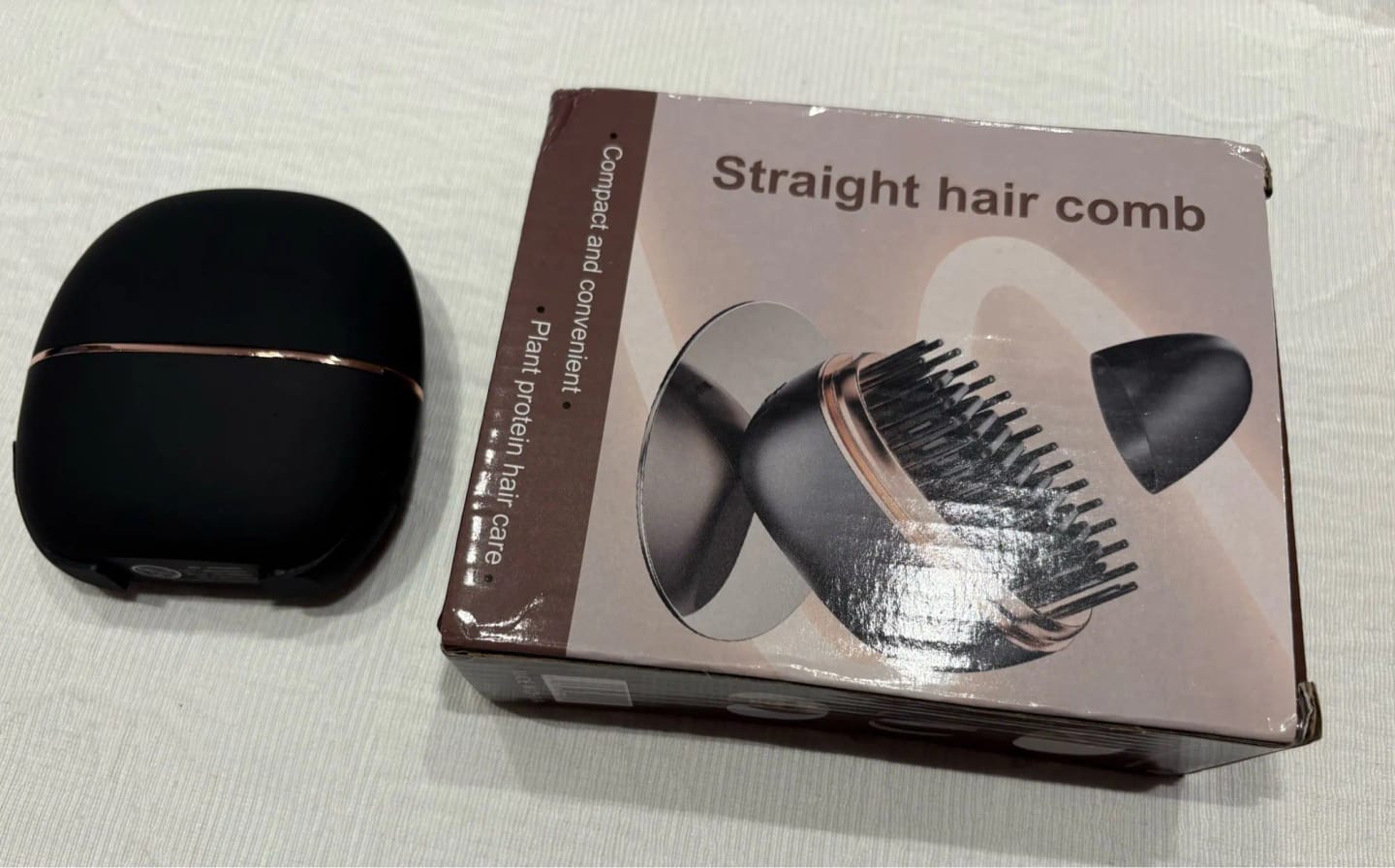 Customer photo review of Mini cepillo de pelo inalámbrico