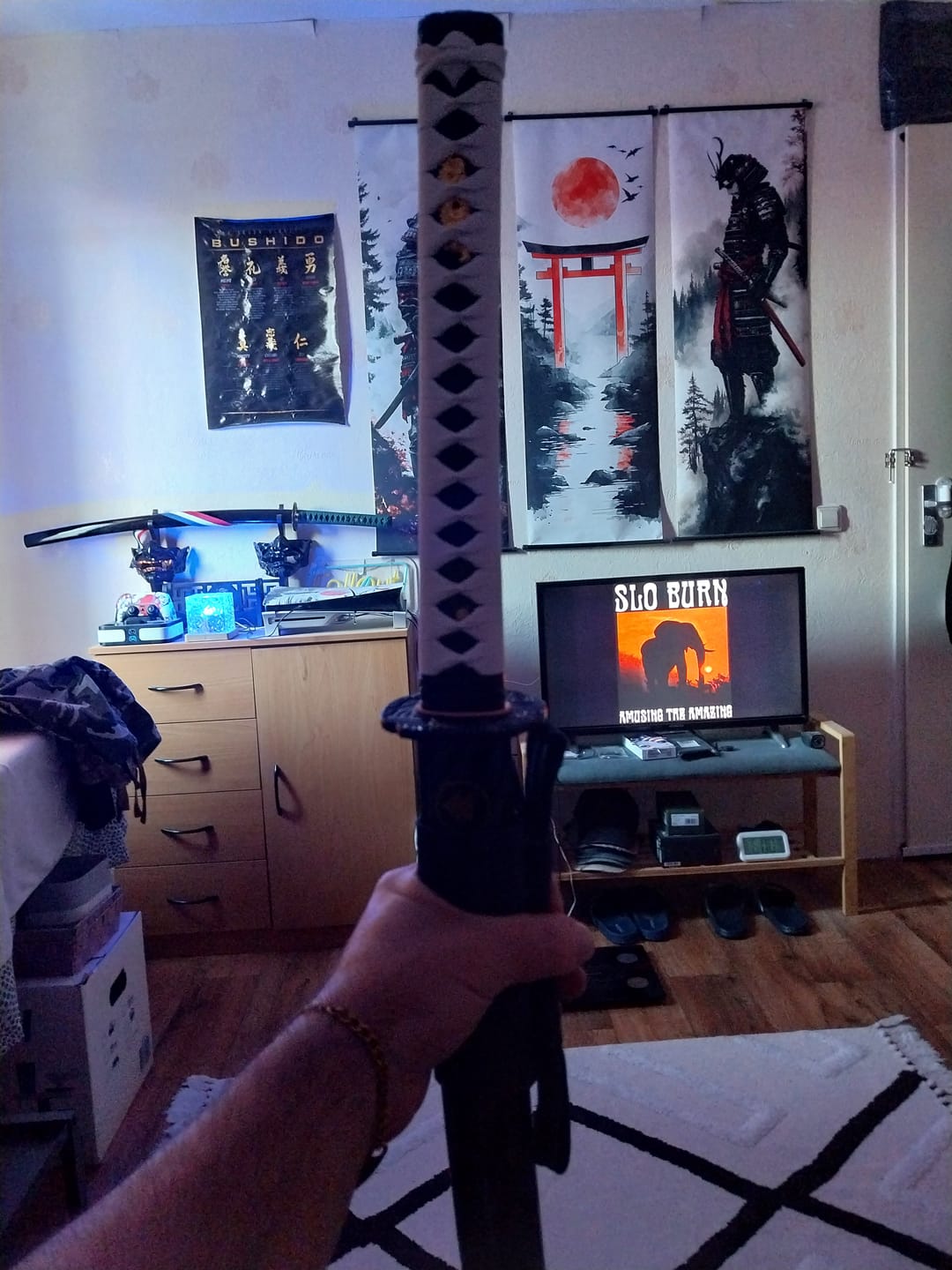 Customer photo review of Katana - Ghost of Tsushima: Jin Sakai's Blade 仁の刀(T10 steel)