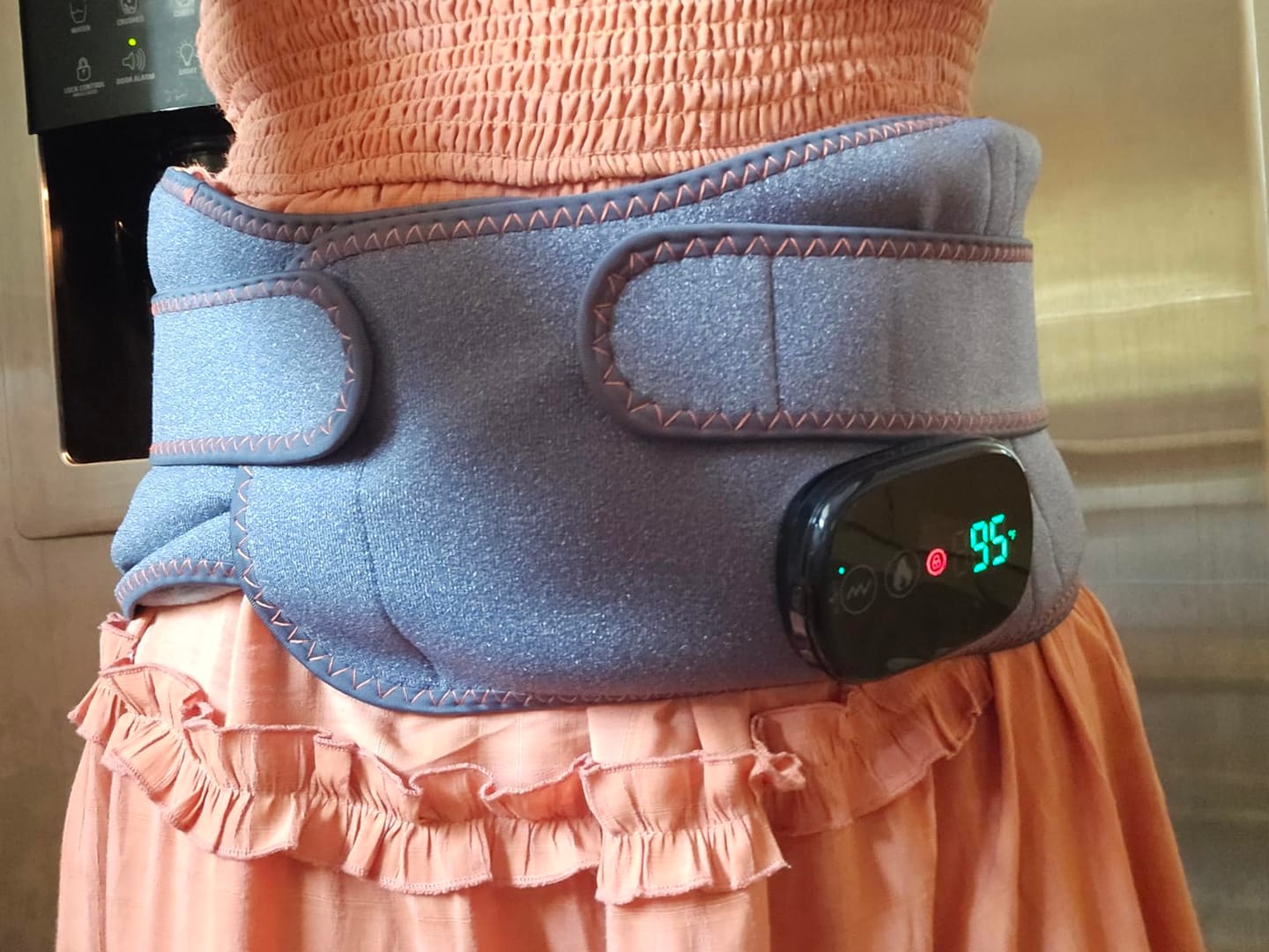 Customer photo review of OrthoHeat Heat & Massage Belt