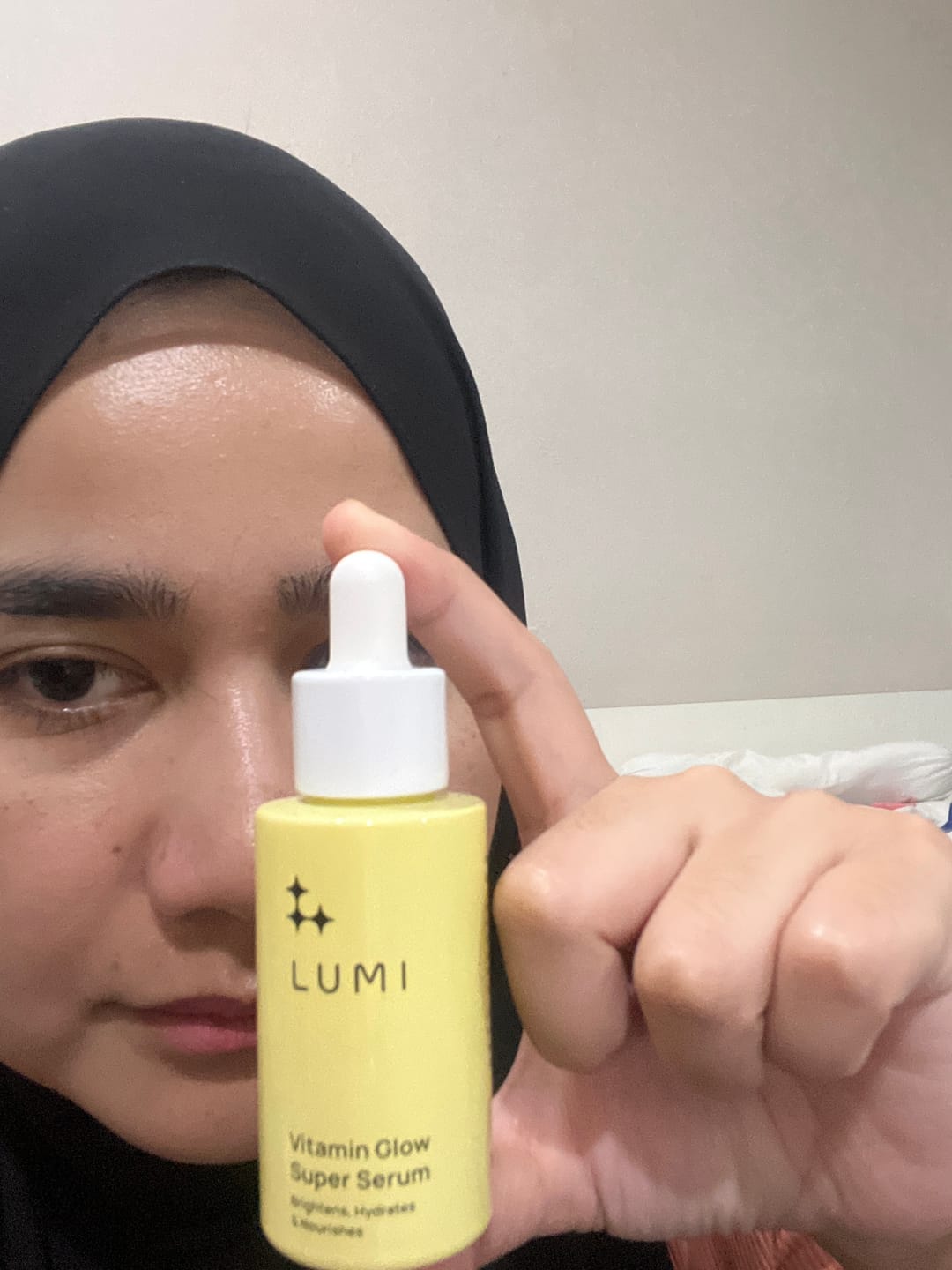 Customer photo review of Vitamin Glow Super Serum