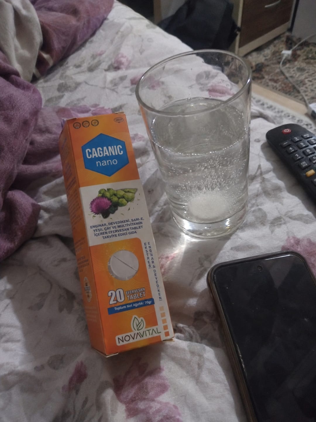 Customer photo review of Caganıc Nano - Enginar ve Devedikeni İçeren Efervasan Tablet