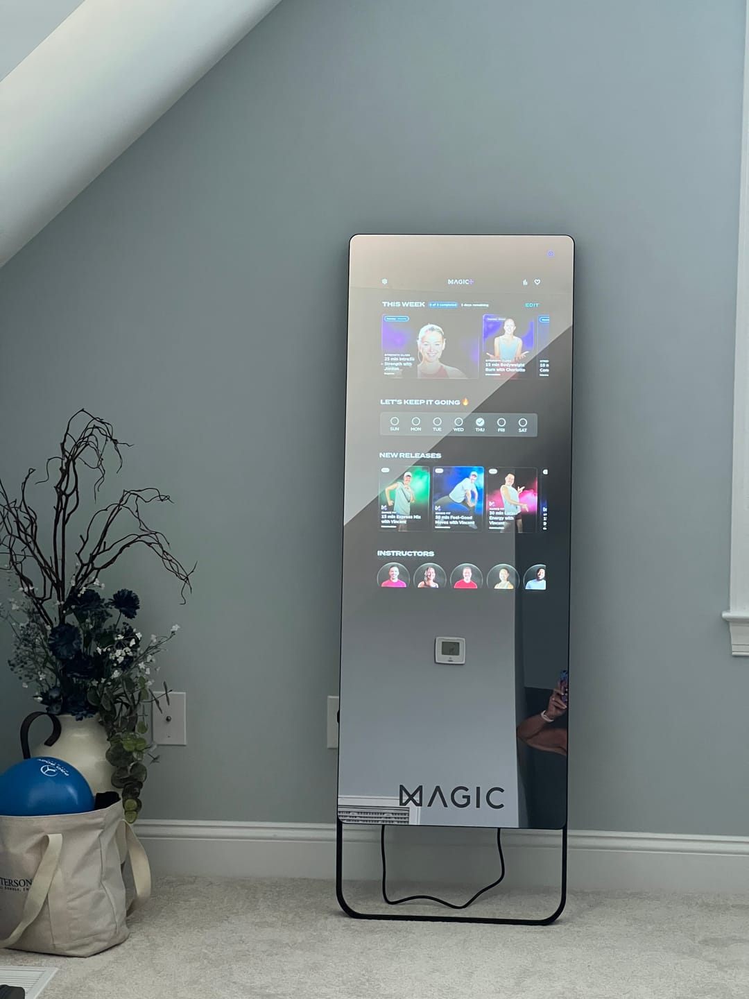 Customer photo review of MAGIC AI: Fitness Smart Mirror
