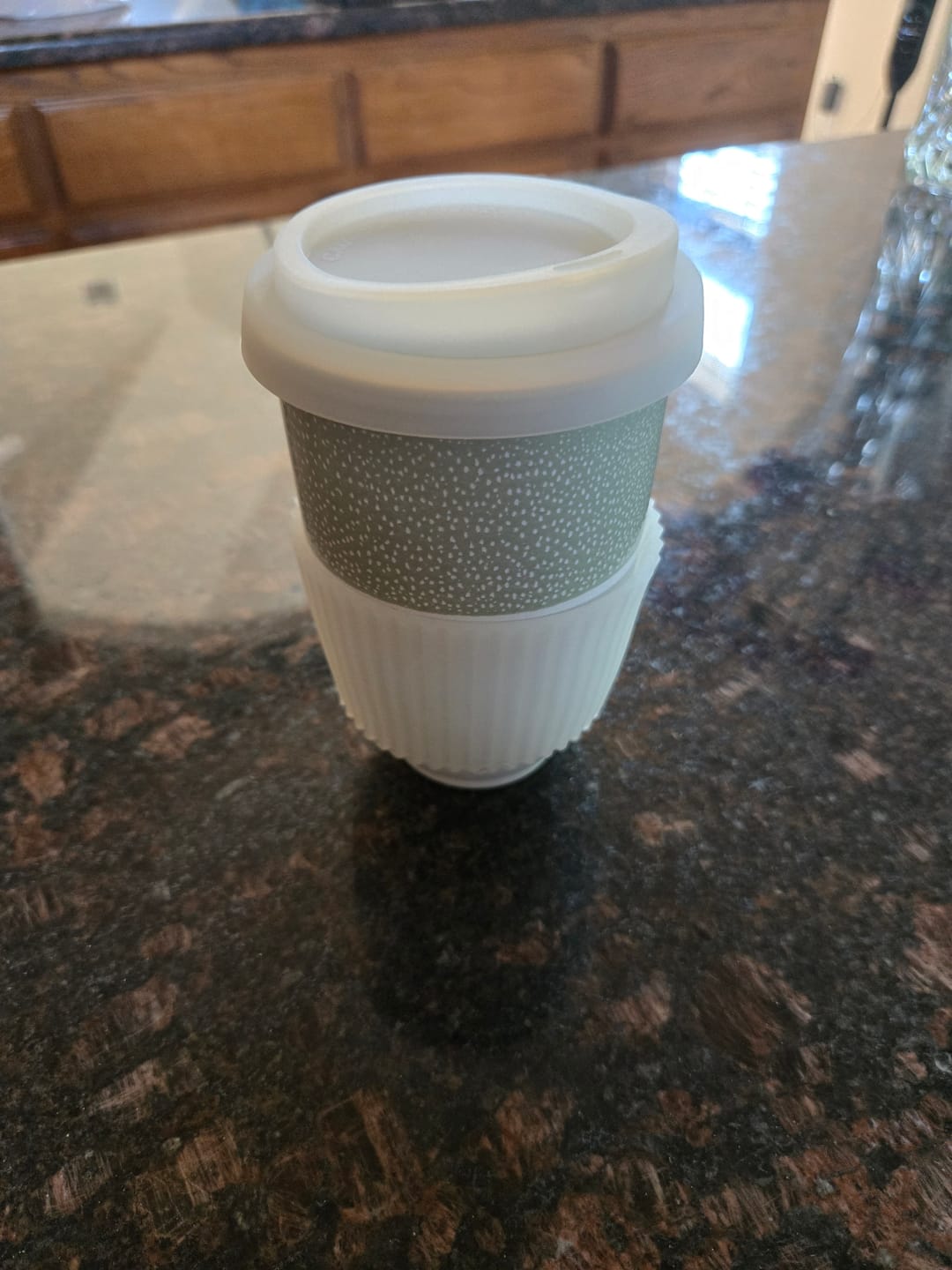 Customer photo review of Sage Green Cup 12oz