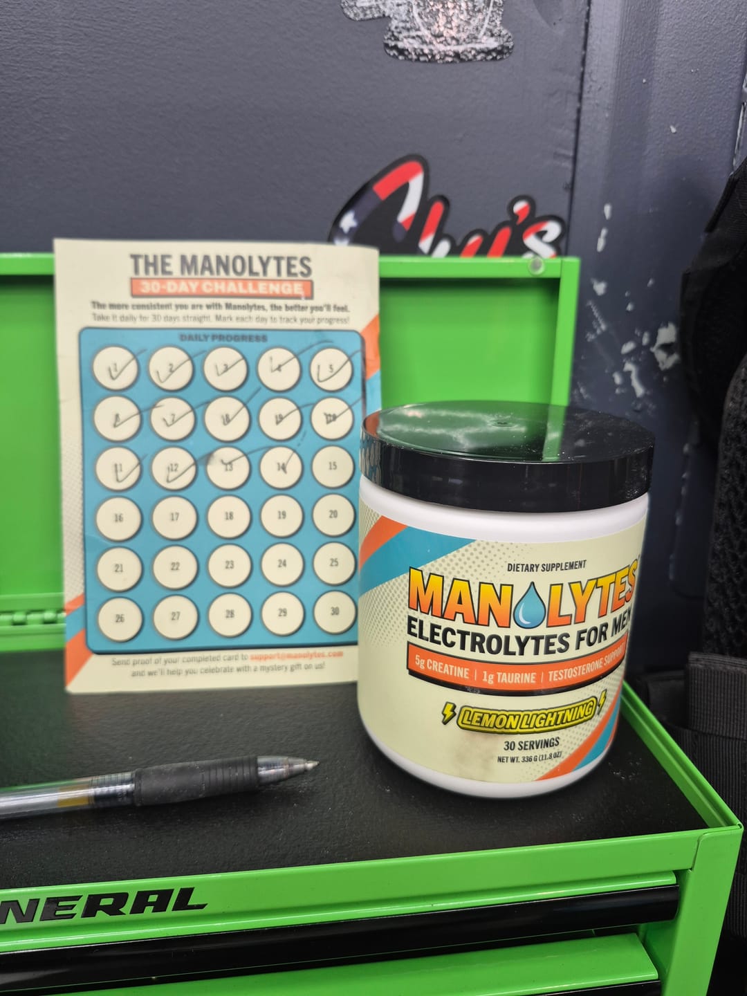Customer photo review of Manolytes Daily Electrolytes