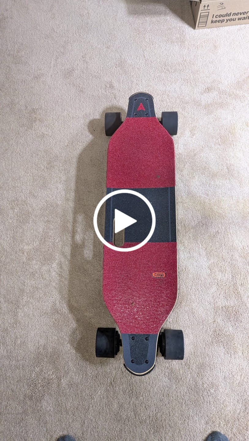 Customer video review of MEEPO V5 ELECTRIC SKATEBOARD