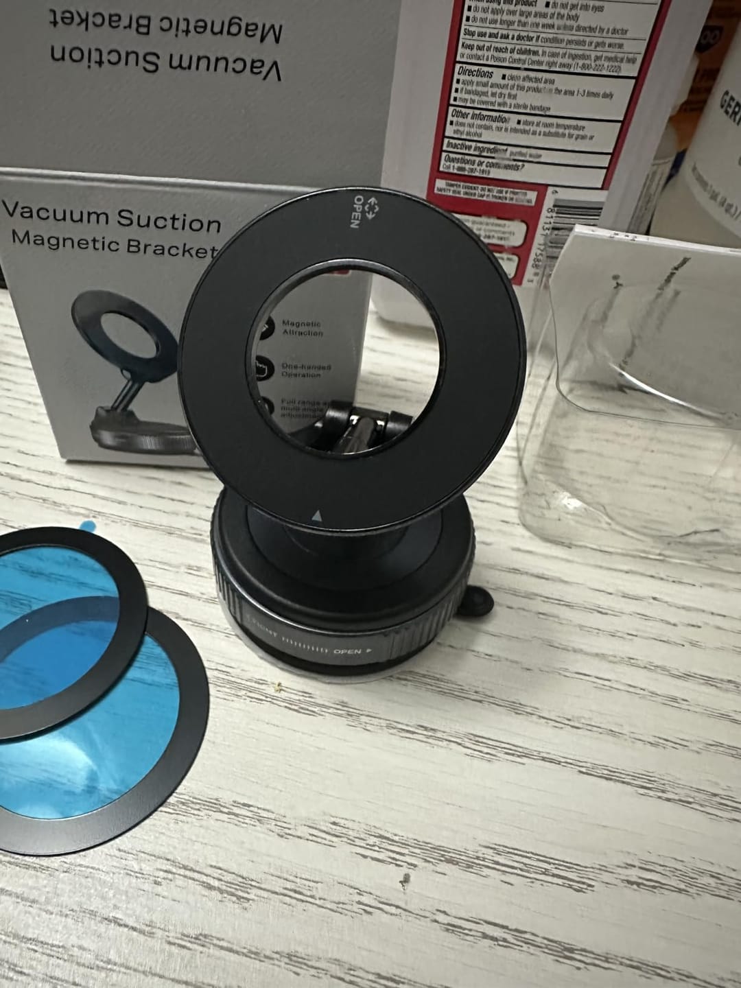 Customer photo review of Tekkvault™ AnchorPro Phone Holder