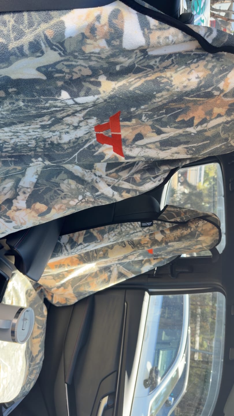Customer photo review of Waterproof Car Towel Seat Cover