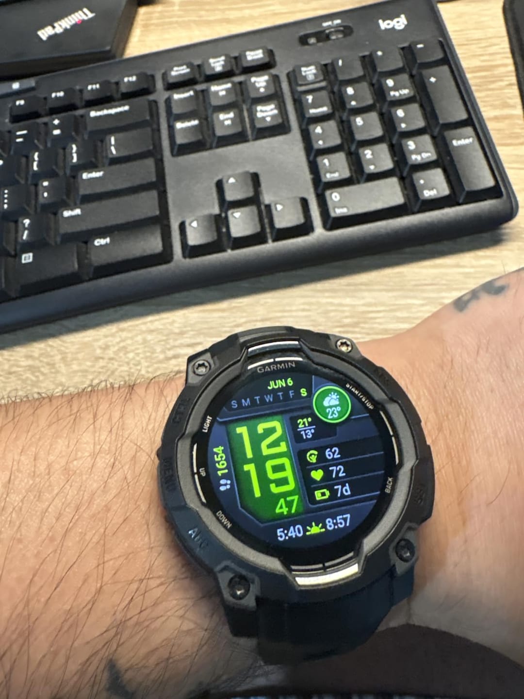 Customer photo review of Garmin Instinct 3 AMOLED