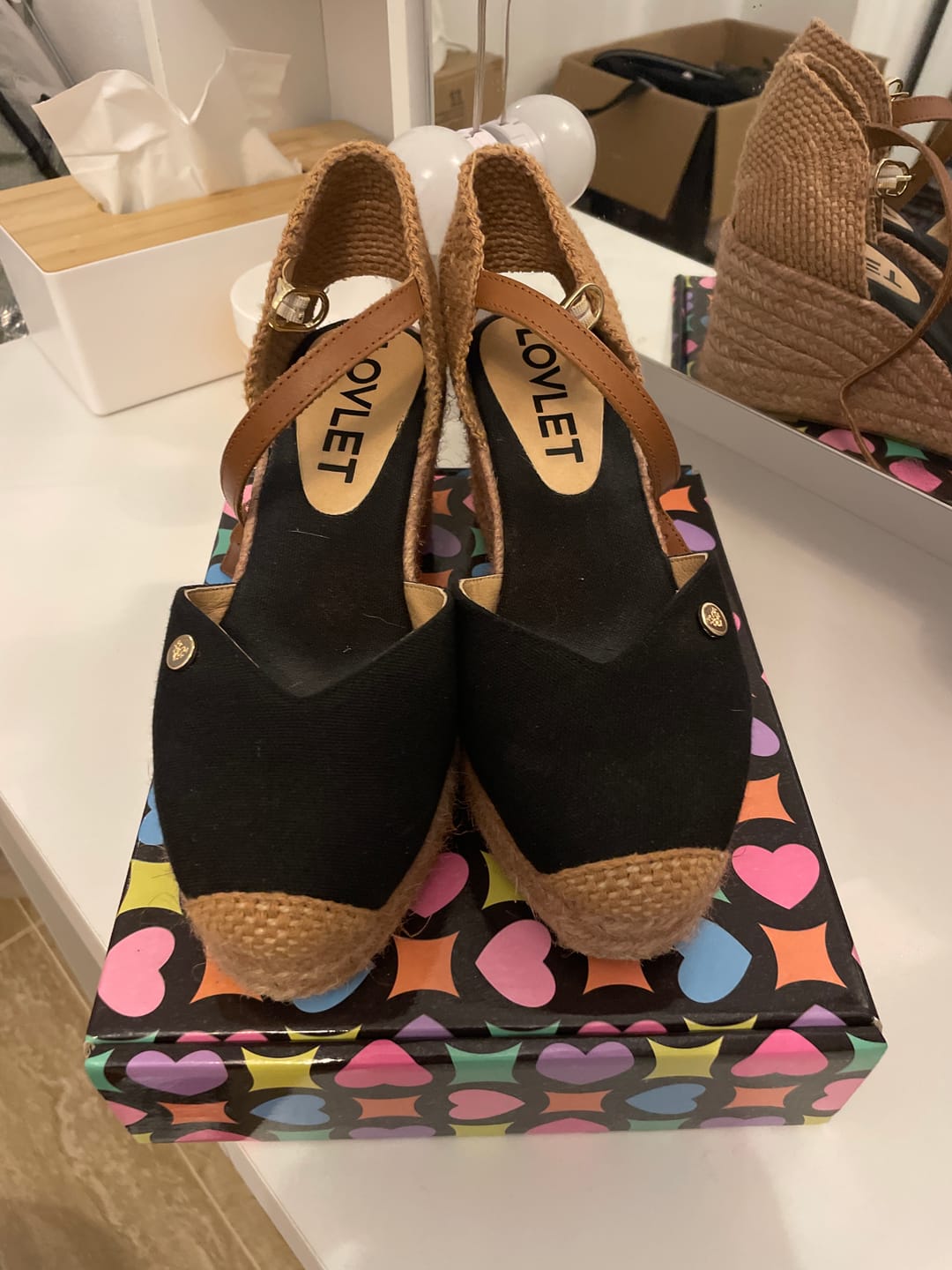Customer photo review of ESPADRILLAS PATTY NERO