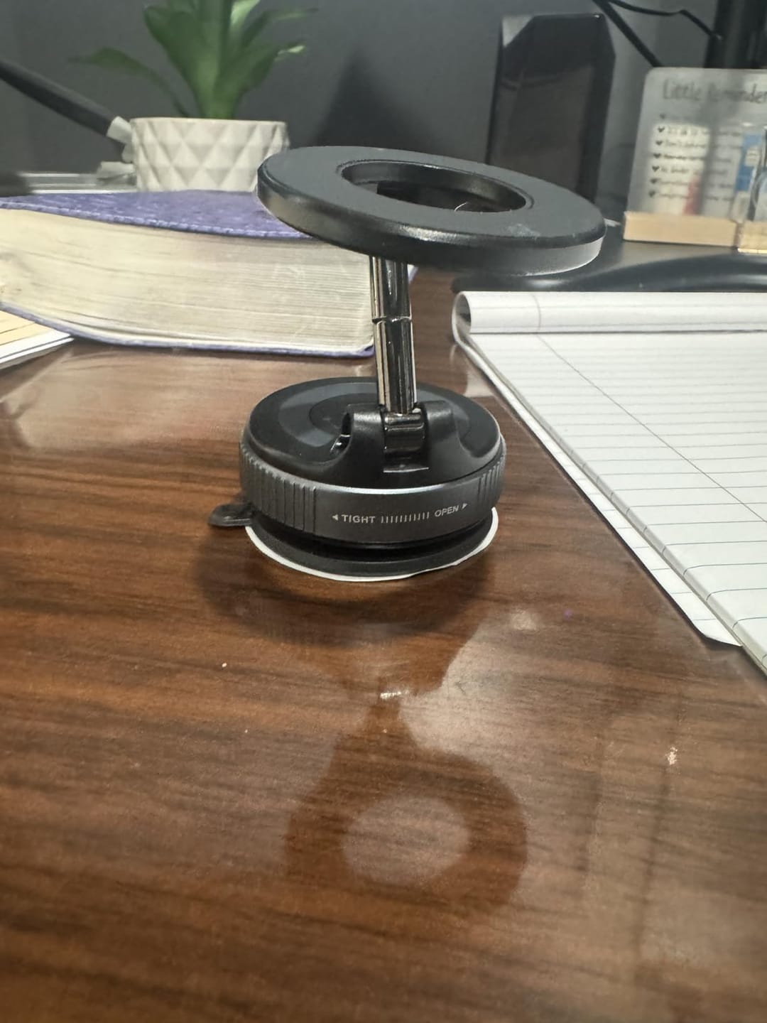 Customer photo review of Tekkvault™ AnchorPro Phone Holder