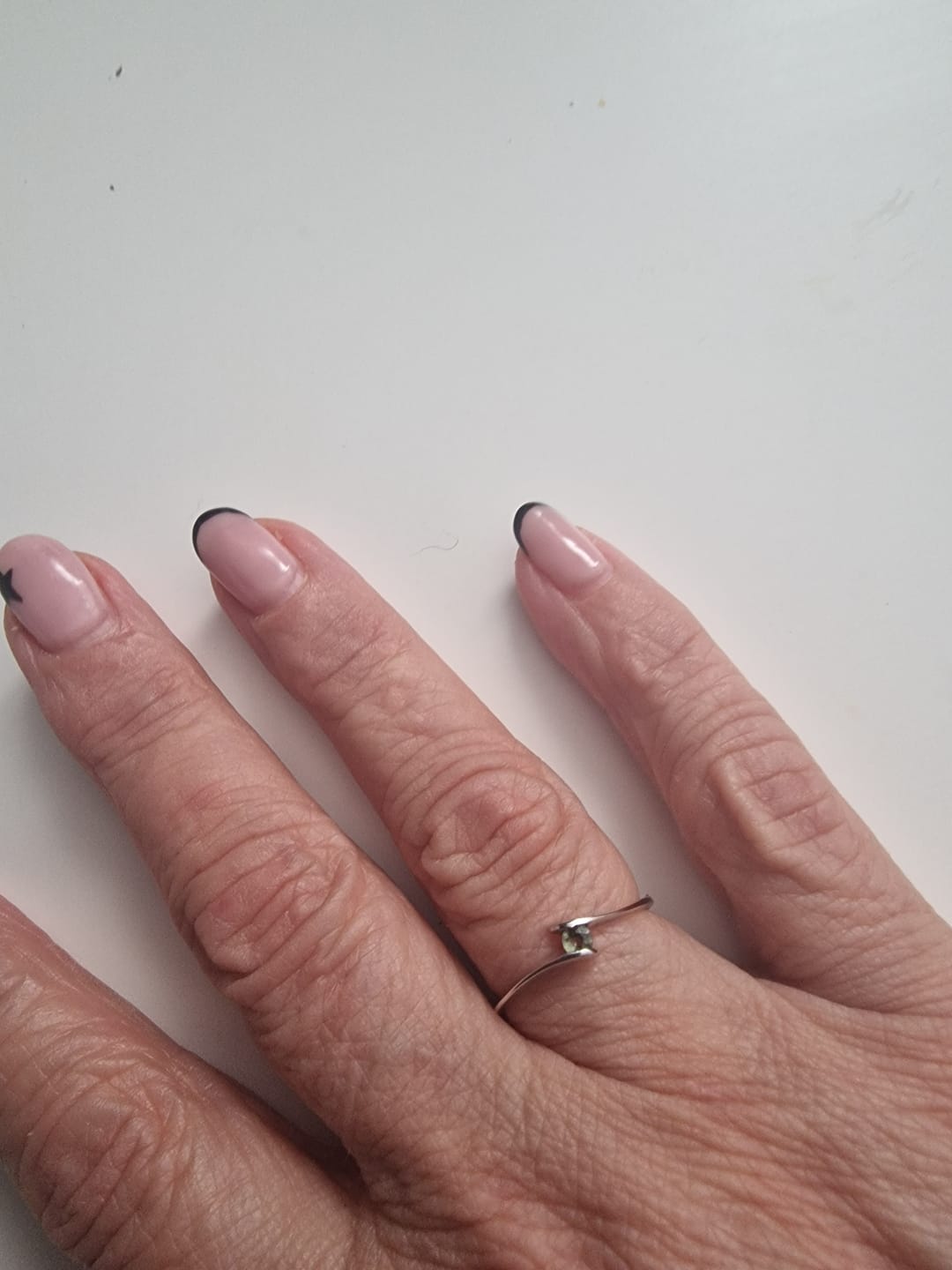 Customer photo review of Anillo Moldavita Pequeño | Buena suerte - Espiritualidad