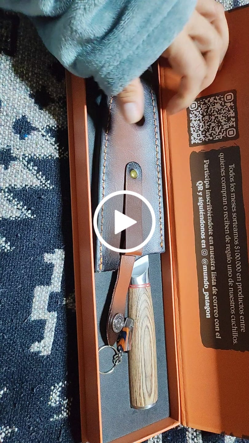 Customer video review of Cuchillo Parrillero en Acero Alemán VIVA EL ASADO - PATAGÓN