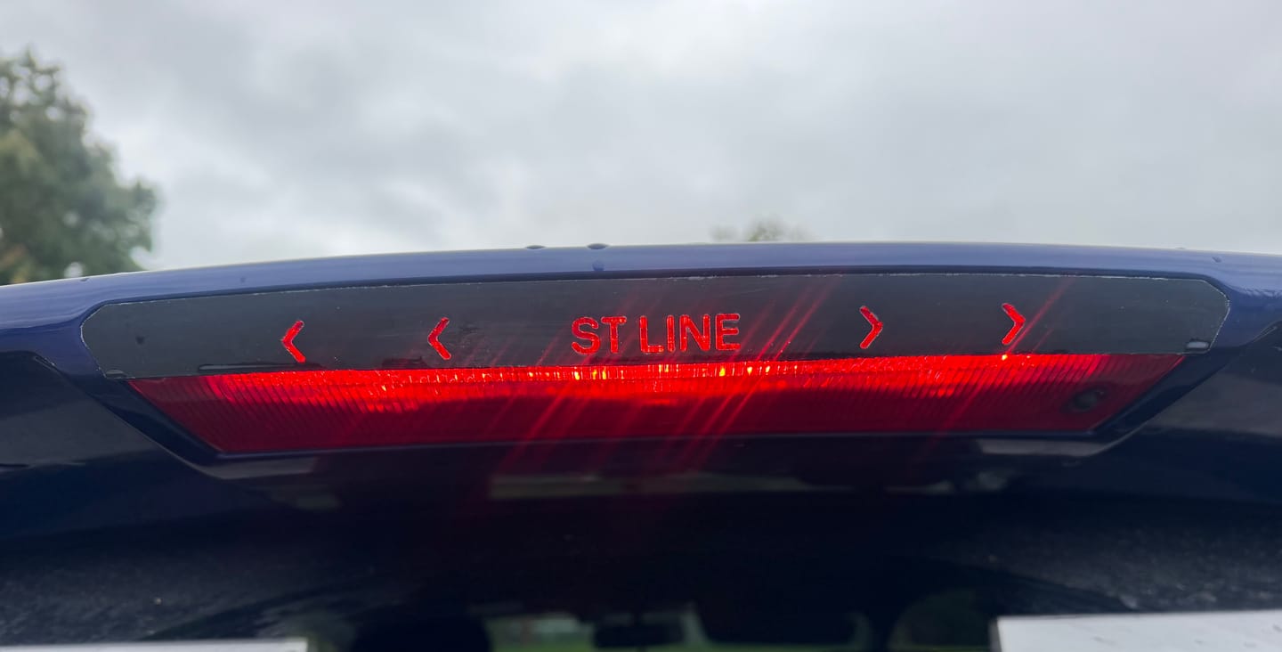 Customer photo review of Upper Middle Brake Light Cover Plate - Mk3/3.5 Focus & Mk7/7.5 Fiesta