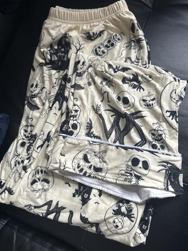 Customer photo review of Frog Print Women's Thick Pajama Set – Long Sleeve, Cozy