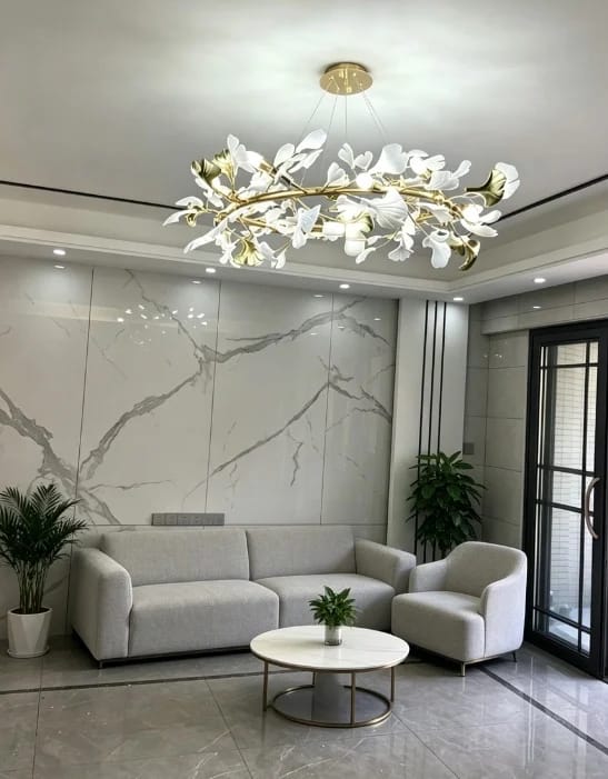 Customer photo review of Keira Tree Branch Chandelier