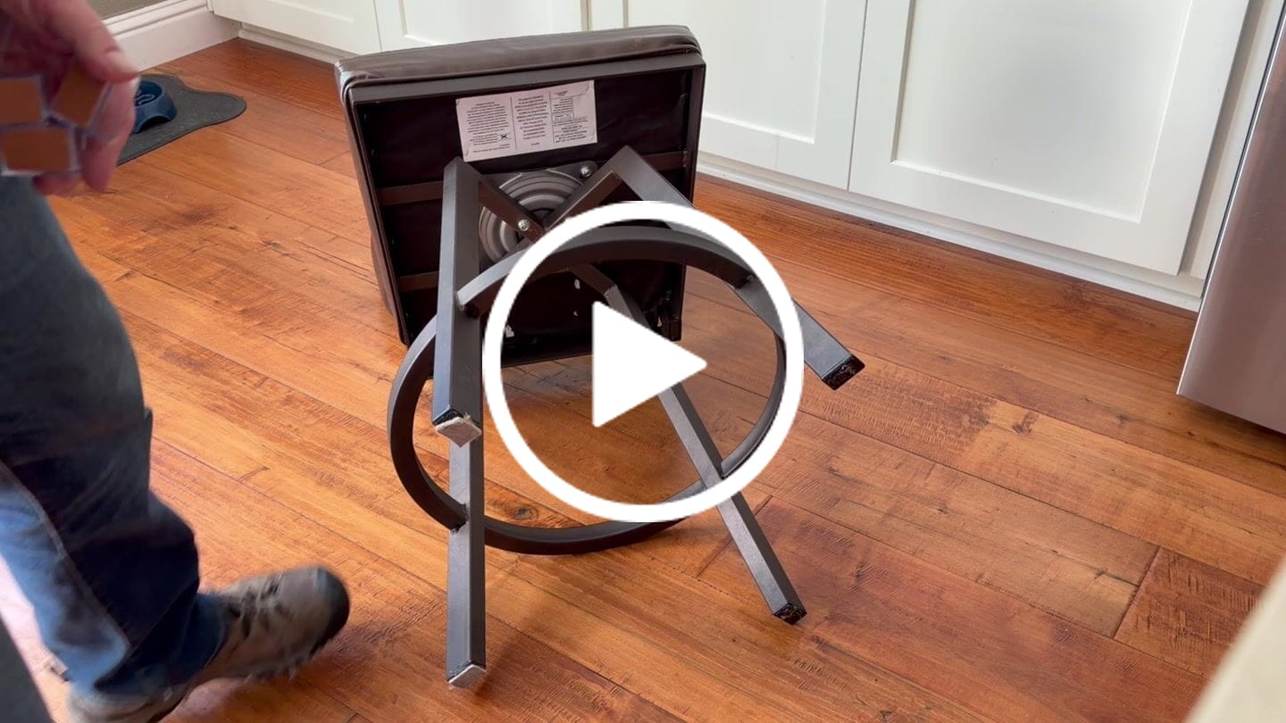 Customer video review of Rectangle Felt Silicone Chair Leg Protectors | Scratch & Noise-Free
