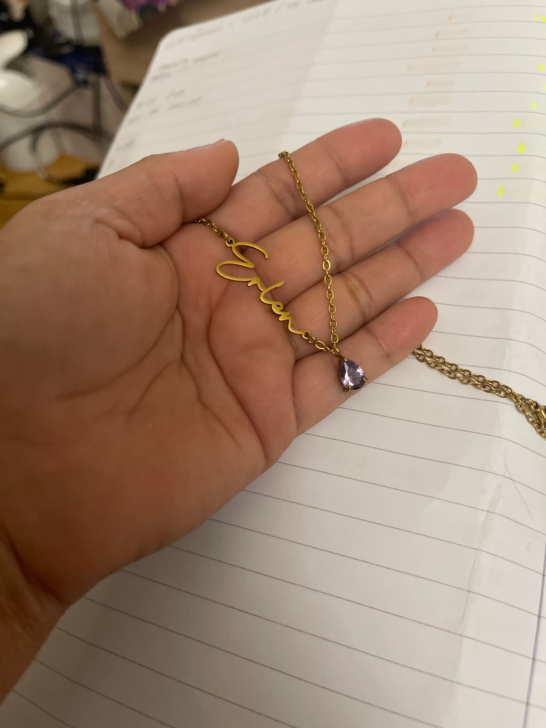 Customer photo review of Lucce Signature Necklace