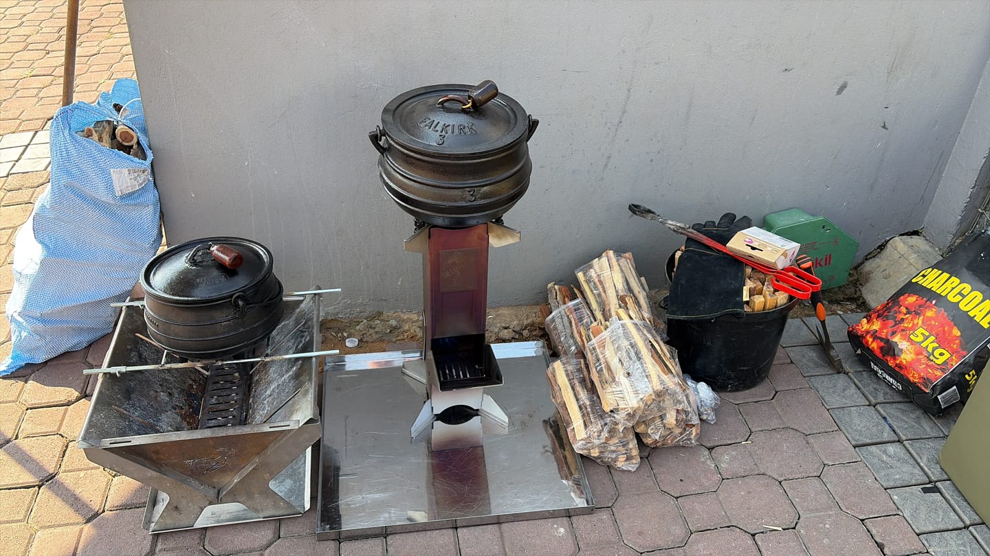 Customer photo review of BraaiPlank™ ROCKETSTOVE+ with Carry Bag