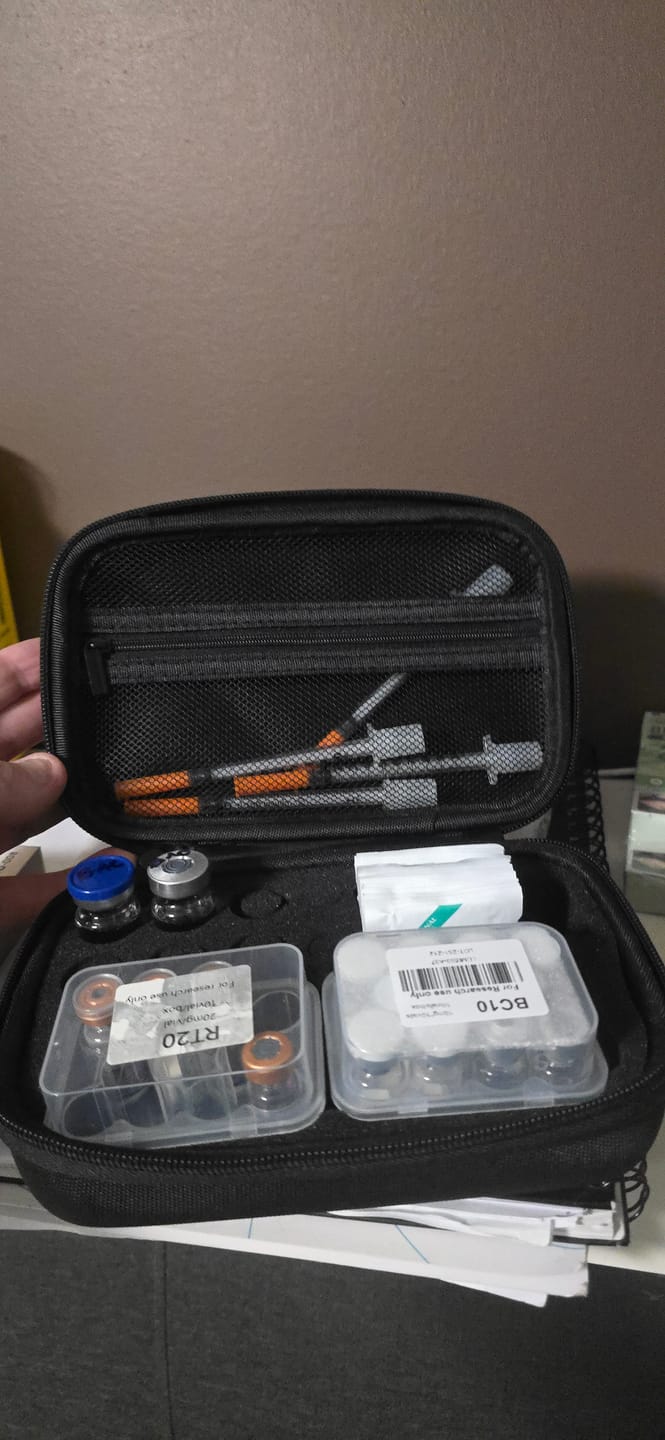Customer photo review of Protocol Case™ | 10ml & 3ml Vial Storage Case