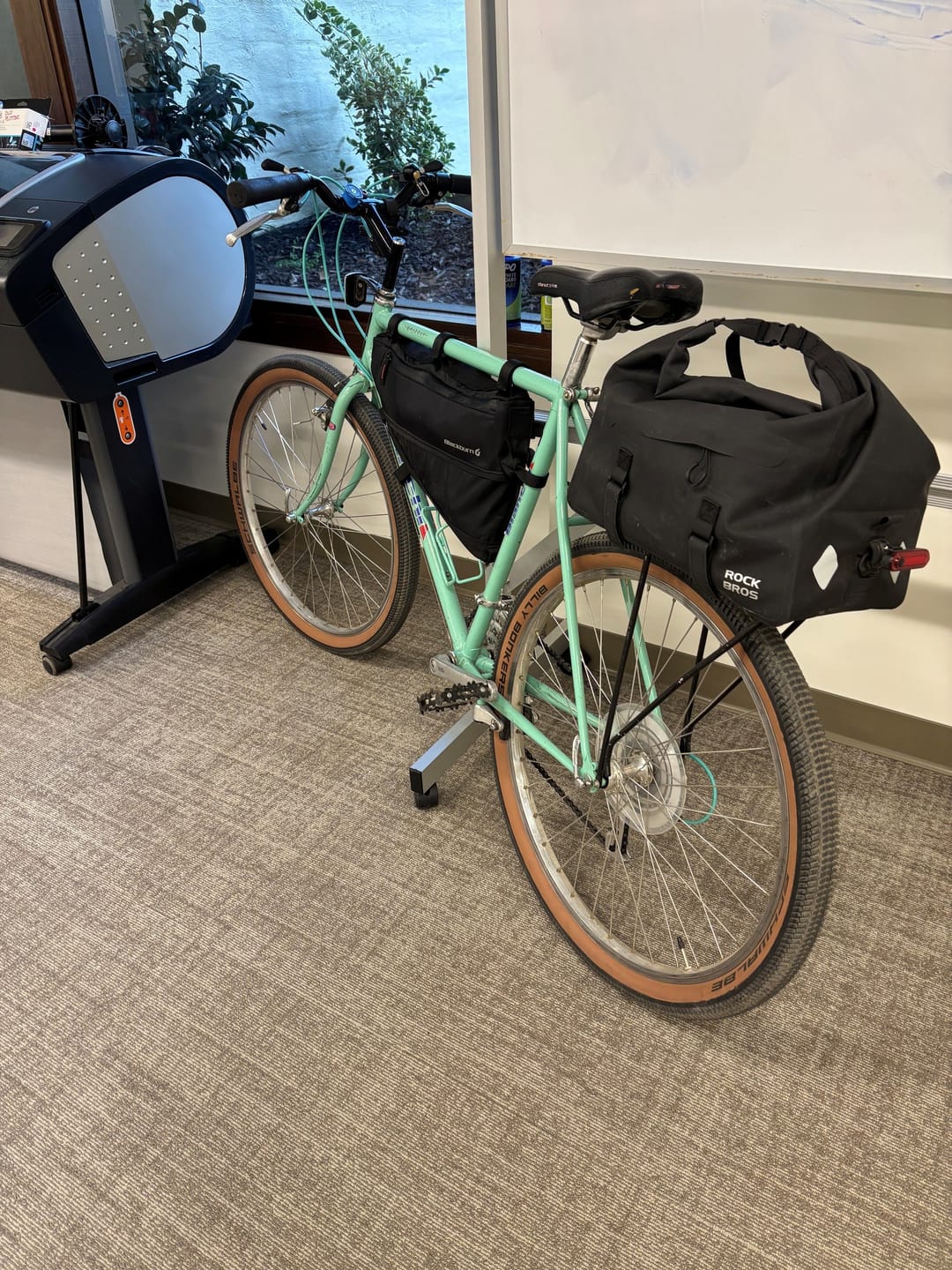 Customer photo review of RideMate Bike Rear Rack Bag-16L